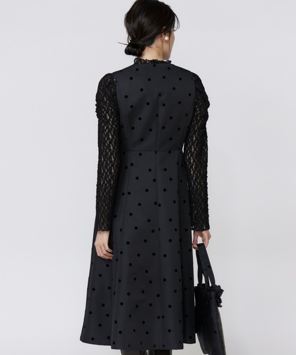 Maglie le cassetto「《大きいｻｲｽﾞ》《WEB限定》ﾄﾞｯﾄﾌﾛｯｷｰﾜﾝﾋﾟｰｽ《M Maglie l」|その他|