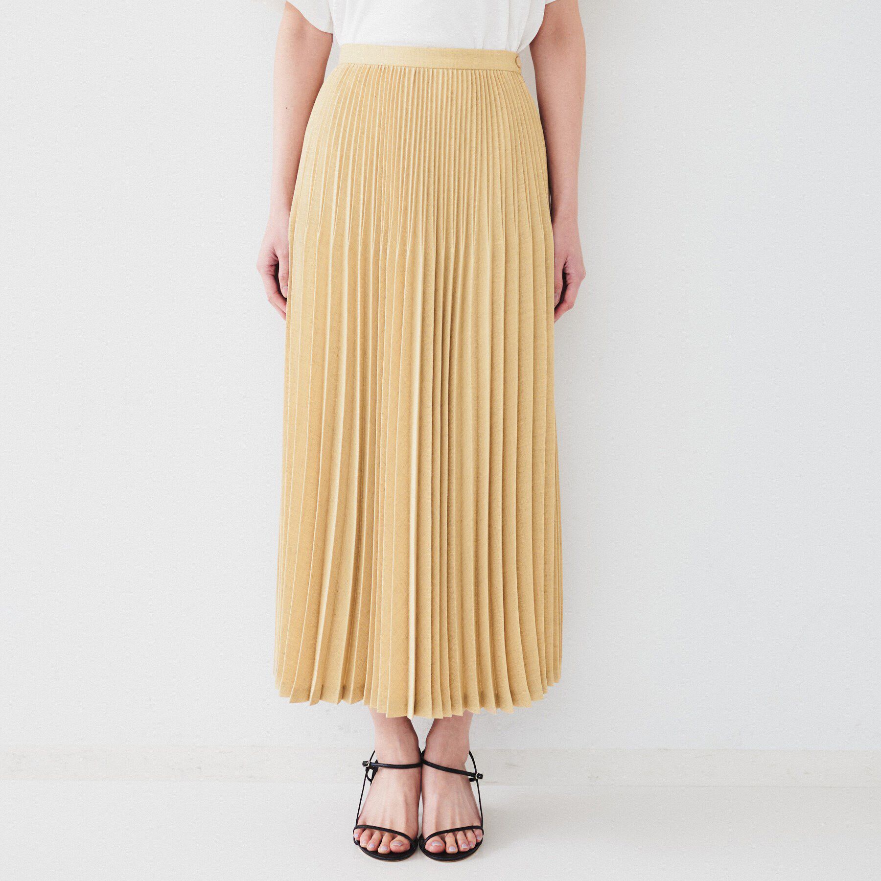 UNTITLED「【セットアップ可能】セミフレアプリーツスカート」|スカート|