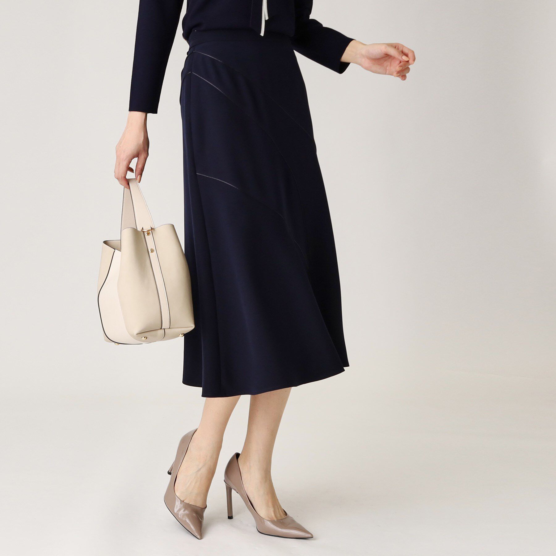 COUP DE CHANCE「【洗える／日本製】セミフレアスカート」|スカート|