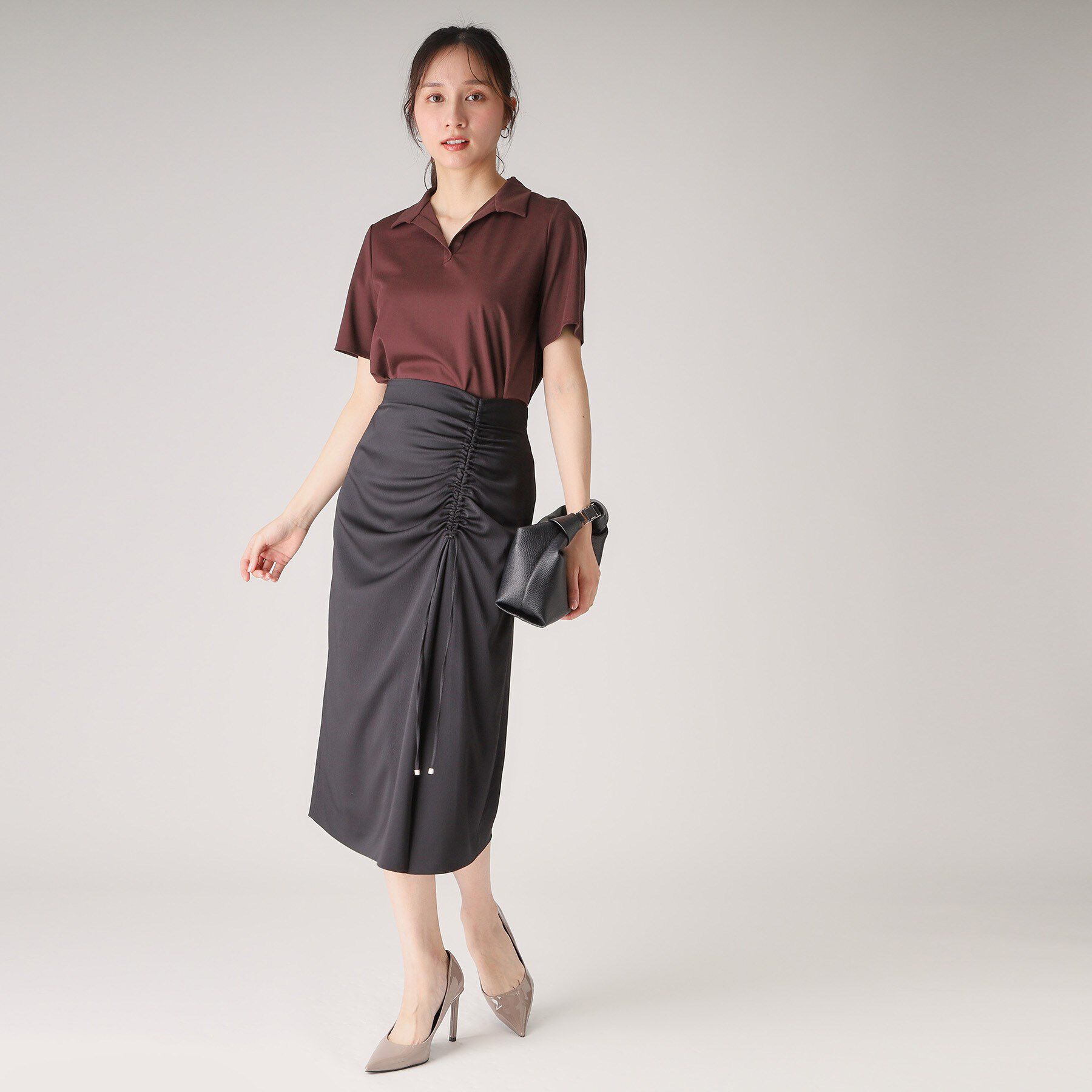 COUP DE CHANCE「【洗える／日本製】スキッパーカットソー」|Tシャツ・カットソー|