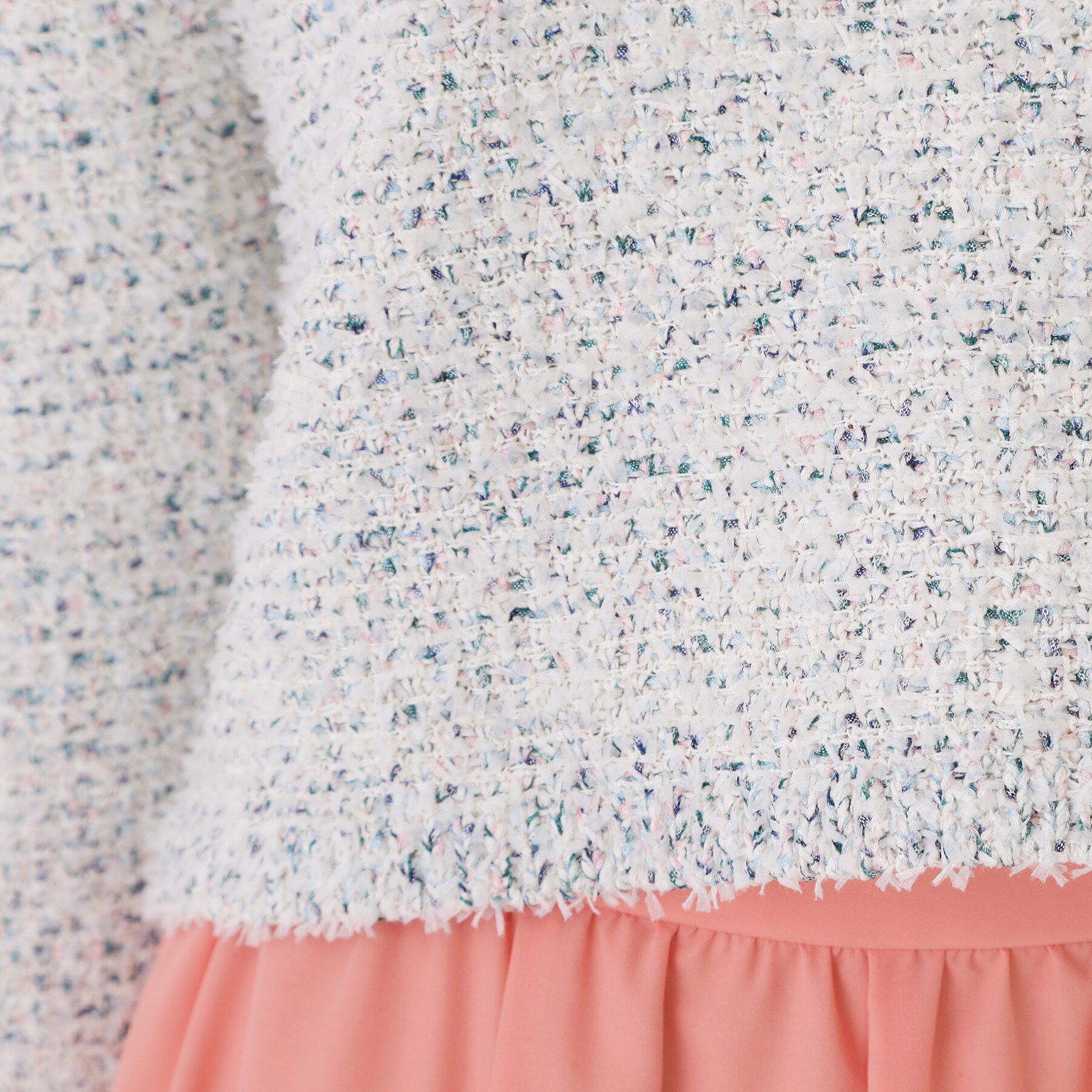 COUP DE CHANCE「【洗える/セットアップ可】ツィード調ニットトップス」|ニット・セーター|