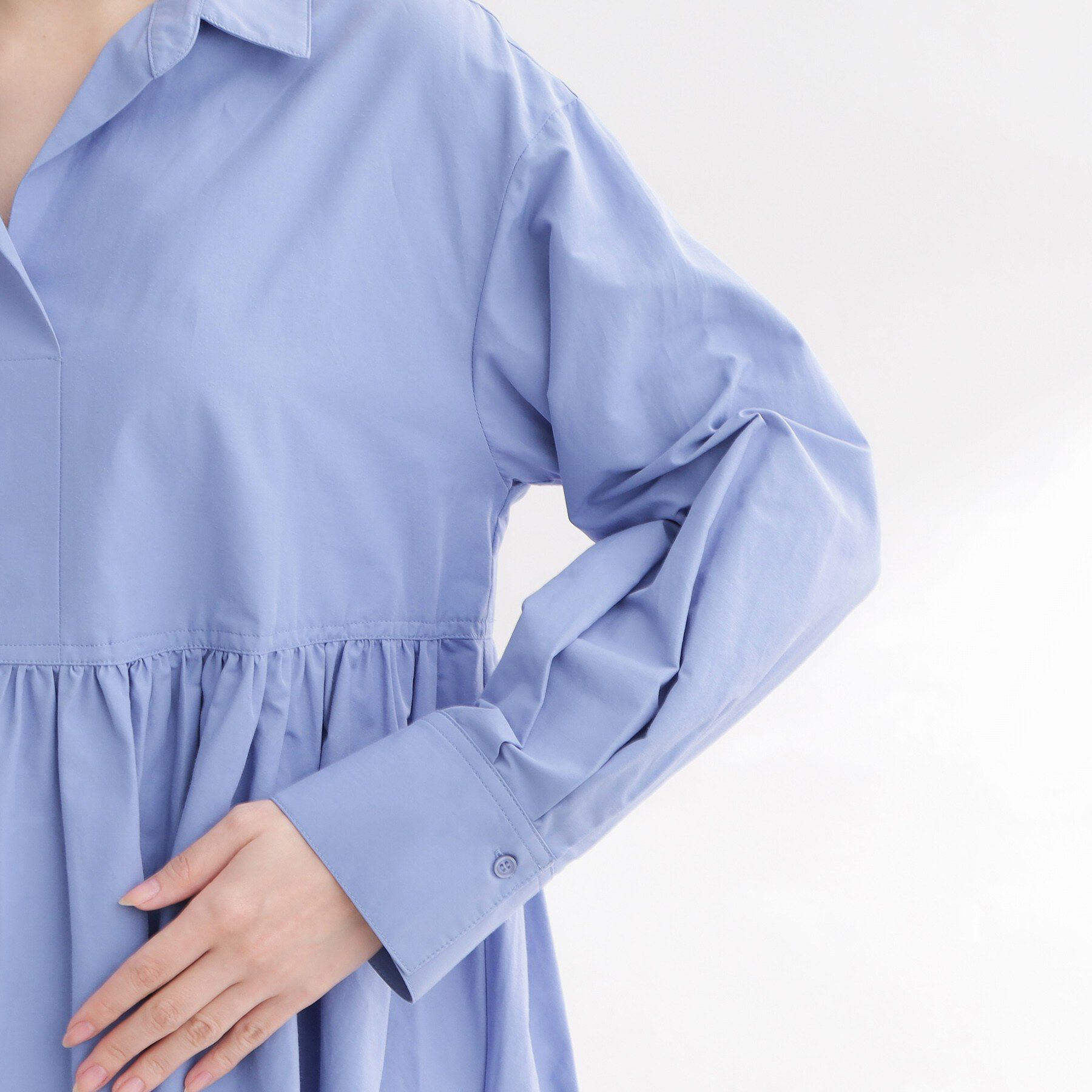 Reflect「【レイヤードにおすすめ◎】ペプラムデザインシャツ」|シャツ・ブラウス|