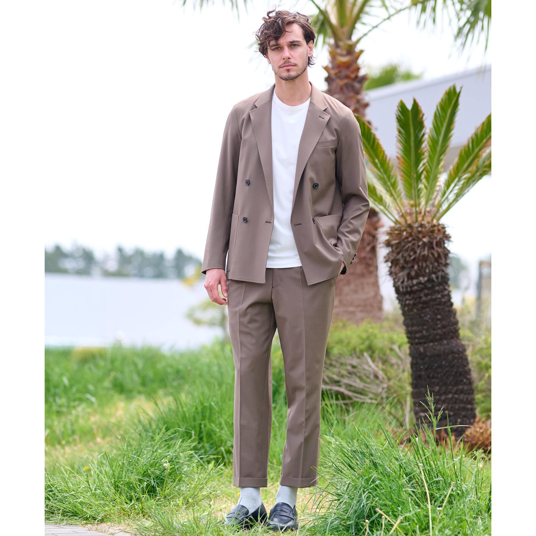 DRESSTERIOR「【セットアップ可／Monomax4月号掲載】クールタッチ クイックドライイージージャケット」|テーラードジャケット|