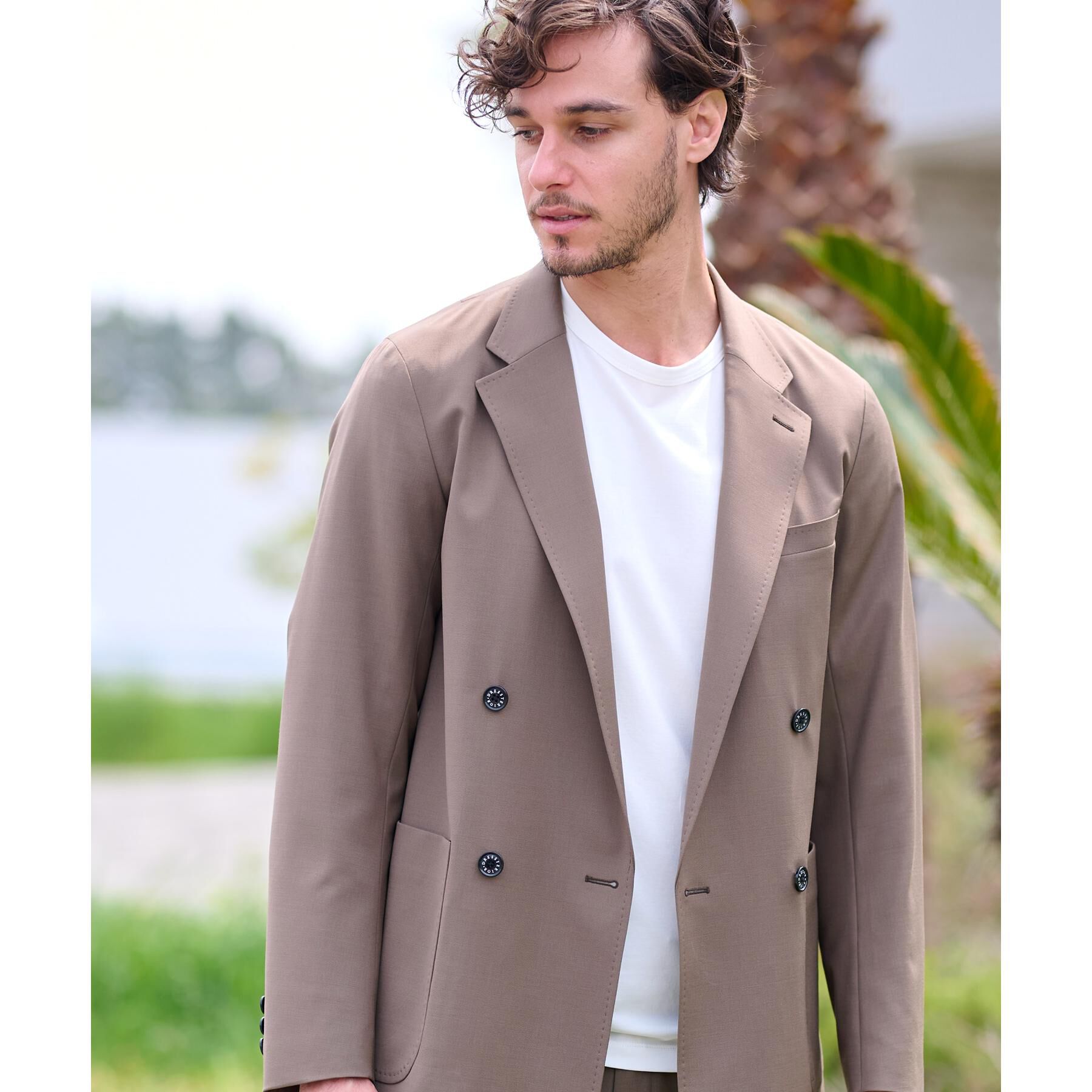 DRESSTERIOR「【セットアップ可／Monomax4月号掲載】クールタッチ クイックドライイージージャケット」|テーラードジャケット|