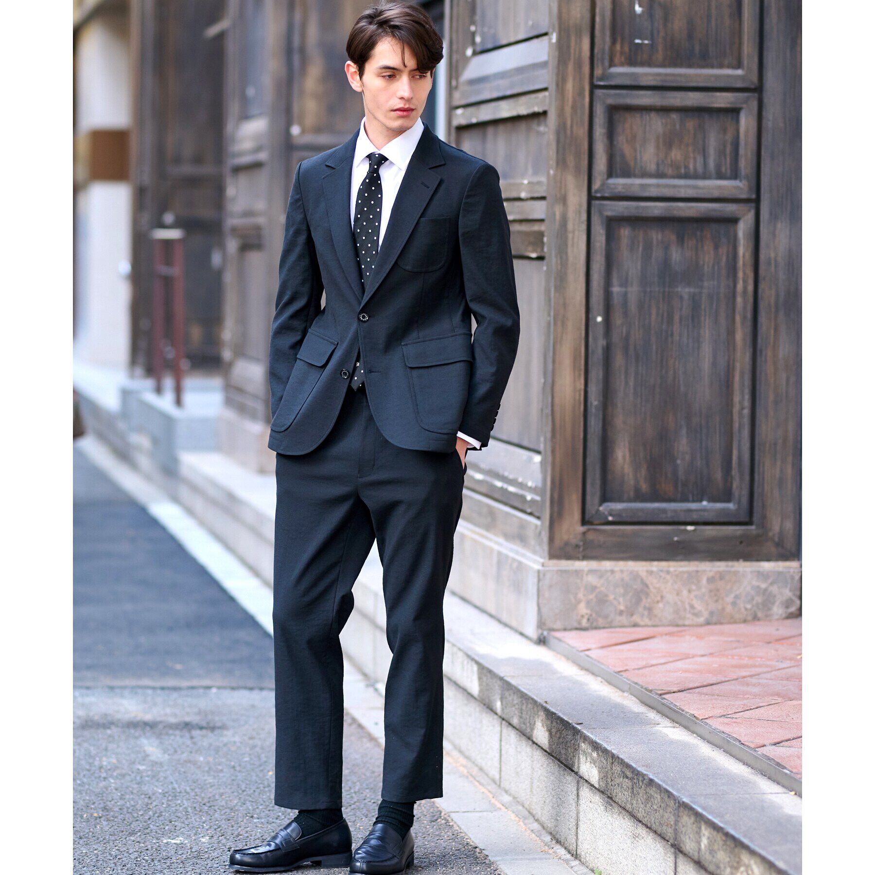 DRESSTERIOR「【洗える/セットアップ可】シェルタリングドライ ジャケット」|テーラードジャケット|