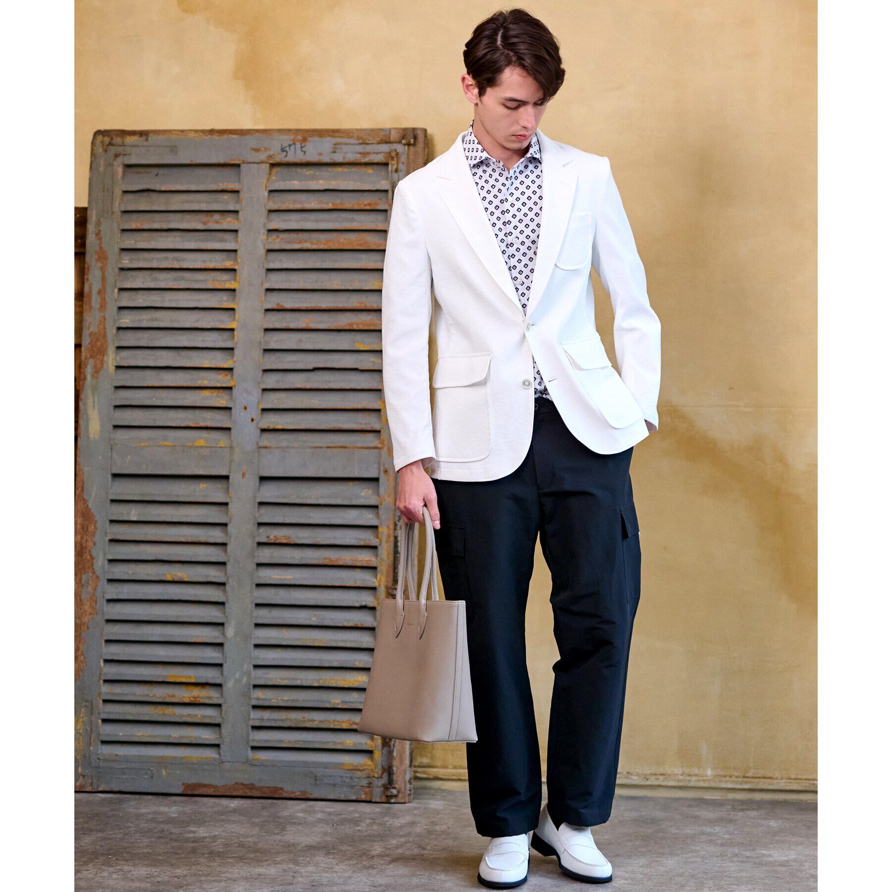 DRESSTERIOR「【洗える/セットアップ可】シェルタリングドライ ジャケット」|テーラードジャケット|