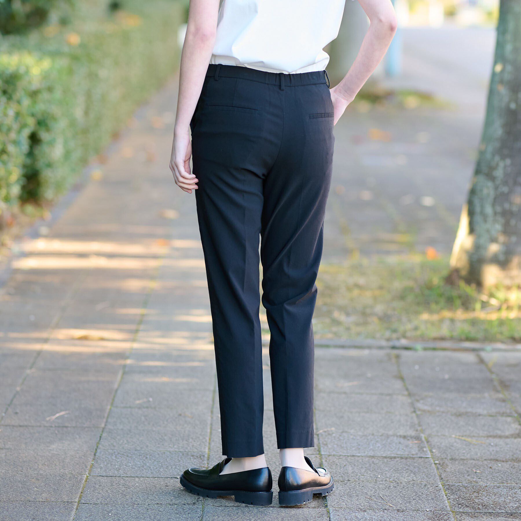 DRESSTERIOR「【洗える/接触冷感/通勤】ウォッシャブルストレッチテーパードパンツ」|その他|