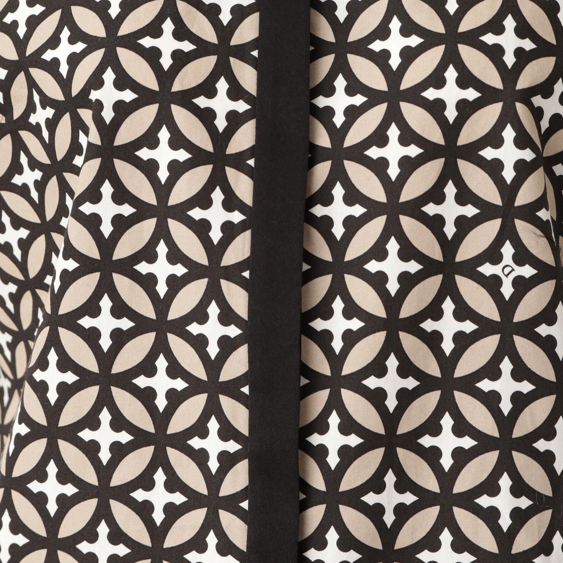 DRESSTERIOR「【美人百花/モデル美香着用】オーバーラップサークルコンビシャツ」|シャツ・ブラウス|