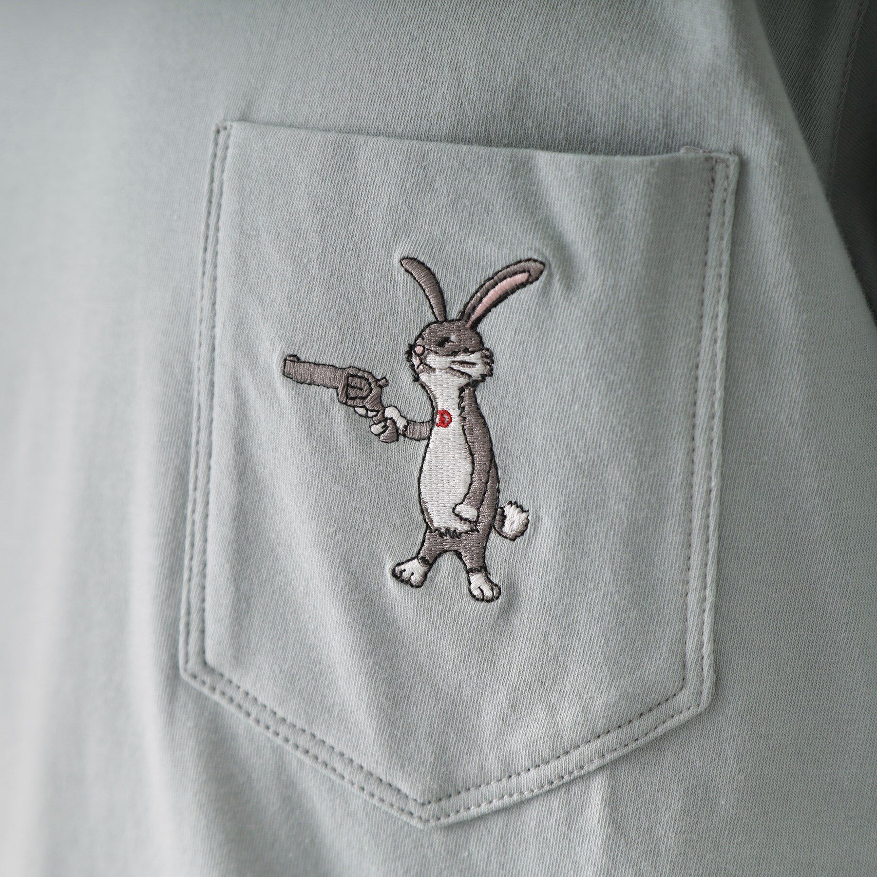 DRESSTERIOR「【接触冷感/UVカット】BACK BREEZE TECH ラビットポケTシャツ」|Tシャツ・カットソー|