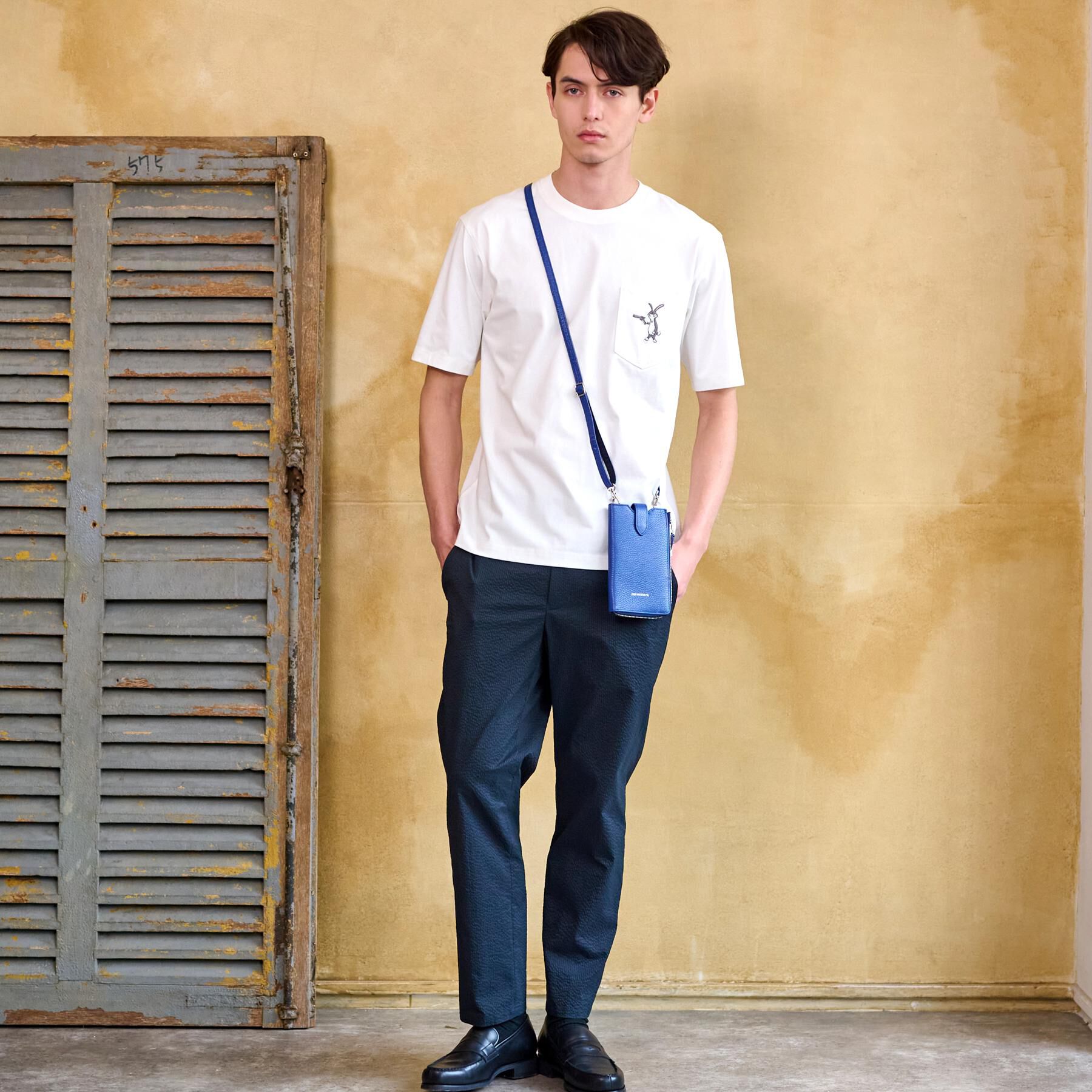 DRESSTERIOR「【接触冷感/UVカット】BACK BREEZE TECH ラビットポケTシャツ」|Tシャツ・カットソー|