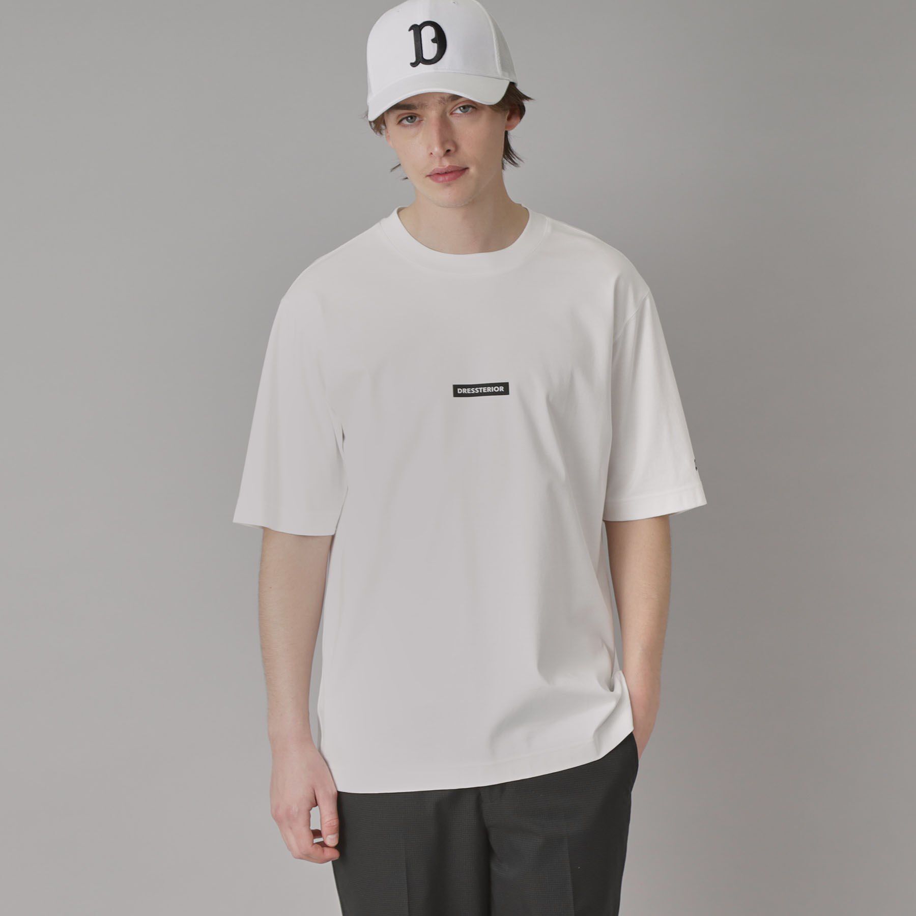 DRESSTERIOR「【接触冷感／抗菌防臭／消臭】ICE CLEAR COTTON NINEストリートTシャツ」|Tシャツ・カットソー|