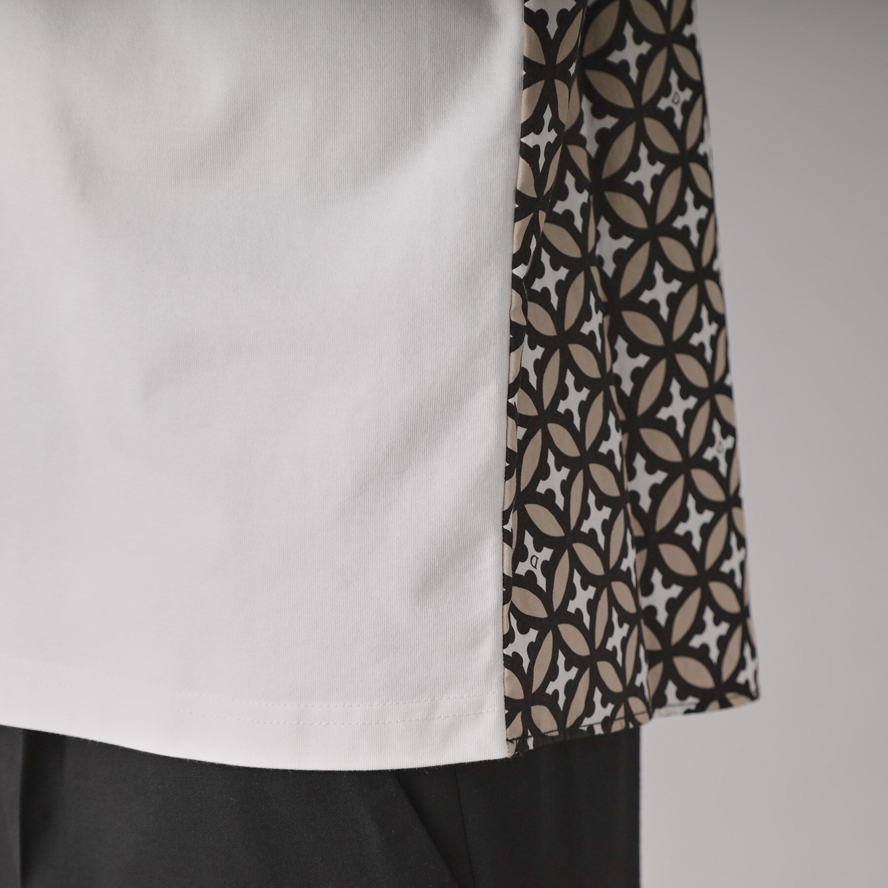 DRESSTERIOR「【接触冷感/UVカット】BACK BREEZE TECH バックオーバーラップサークルレイヤードロン」|Tシャツ・カットソー|