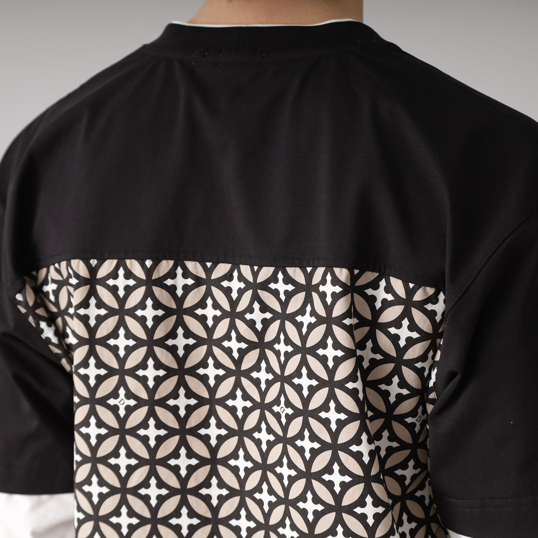 DRESSTERIOR「【接触冷感/UVカット】BACK BREEZE TECH バックオーバーラップサークルレイヤードロン」|Tシャツ・カットソー|