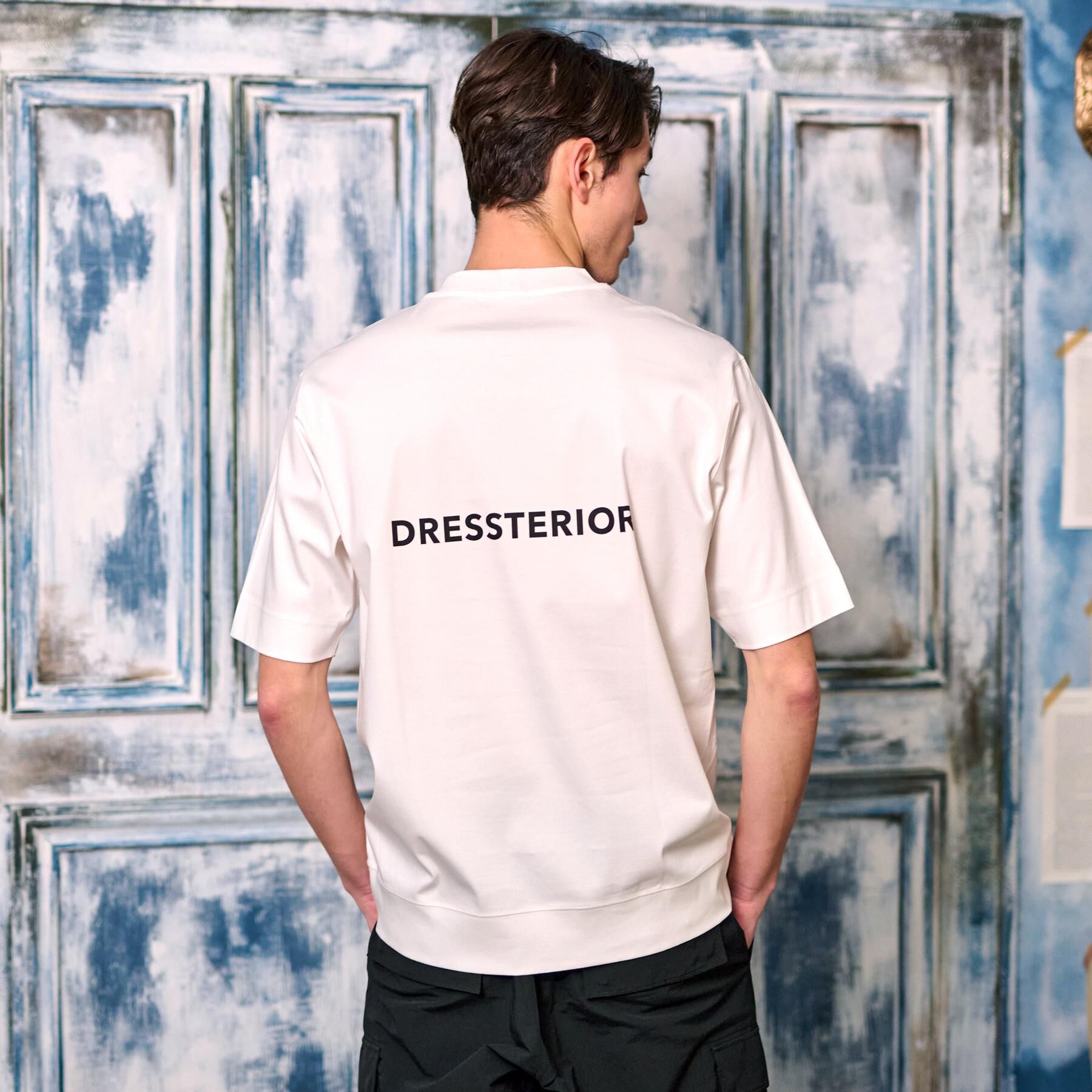 DRESSTERIOR「【接触冷感/抗菌防臭/消臭】ICE CLEAR COTTON オーバーフィットTシャツ」|Tシャツ・カットソー|