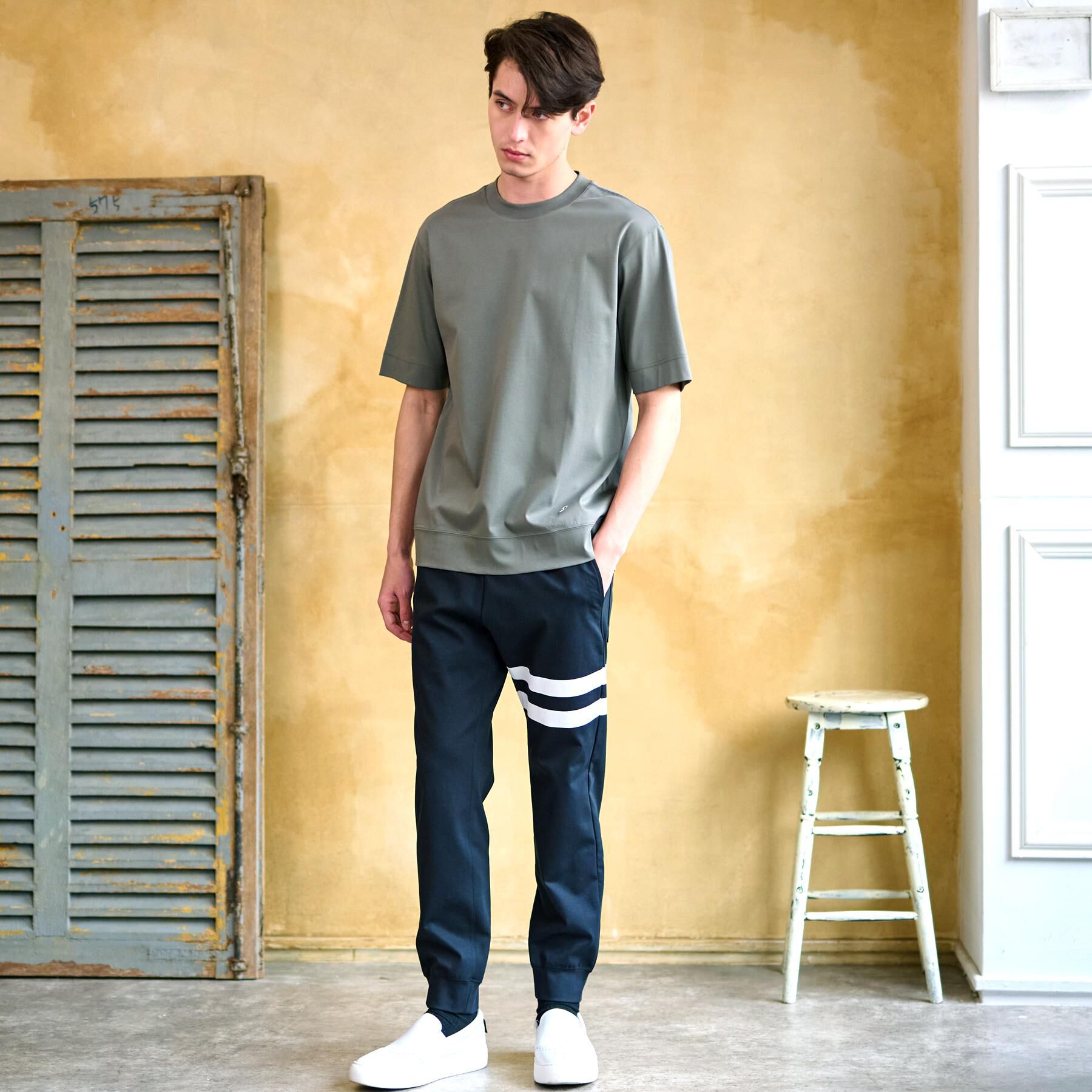 DRESSTERIOR「【接触冷感/抗菌防臭/消臭】ICE CLEAR COTTON オーバーフィットTシャツ」|Tシャツ・カットソー|