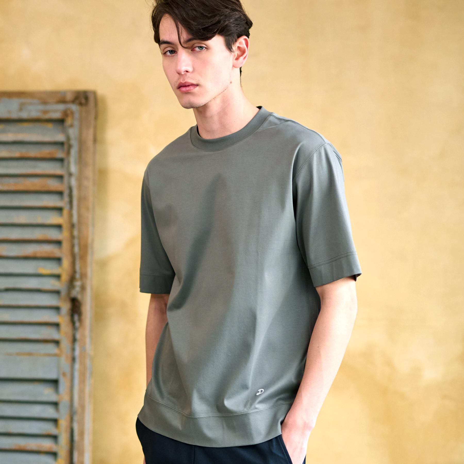DRESSTERIOR「【接触冷感/抗菌防臭/消臭】ICE CLEAR COTTON オーバーフィットTシャツ」|Tシャツ・カットソー|