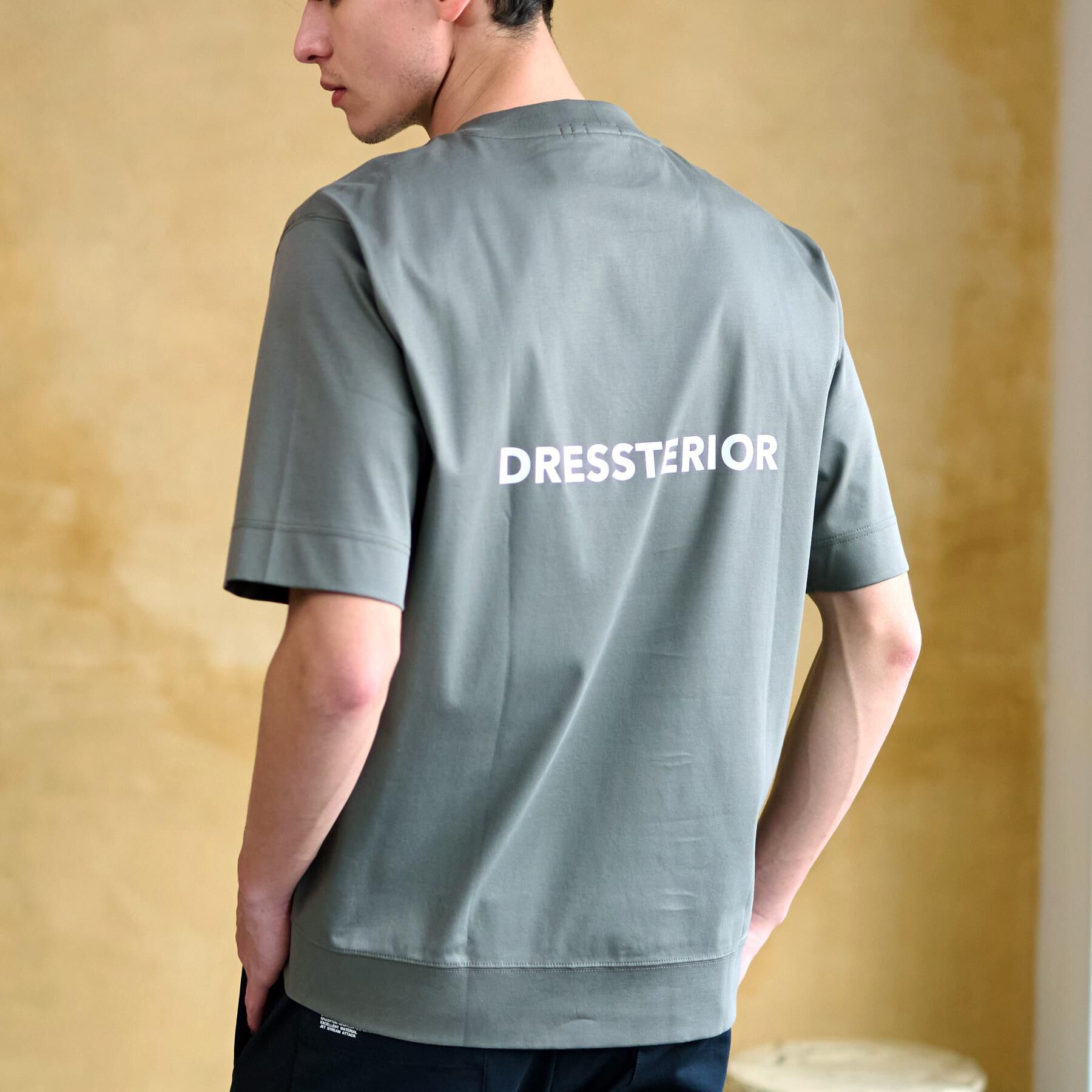 DRESSTERIOR「【接触冷感/抗菌防臭/消臭】ICE CLEAR COTTON オーバーフィットTシャツ」|Tシャツ・カットソー|