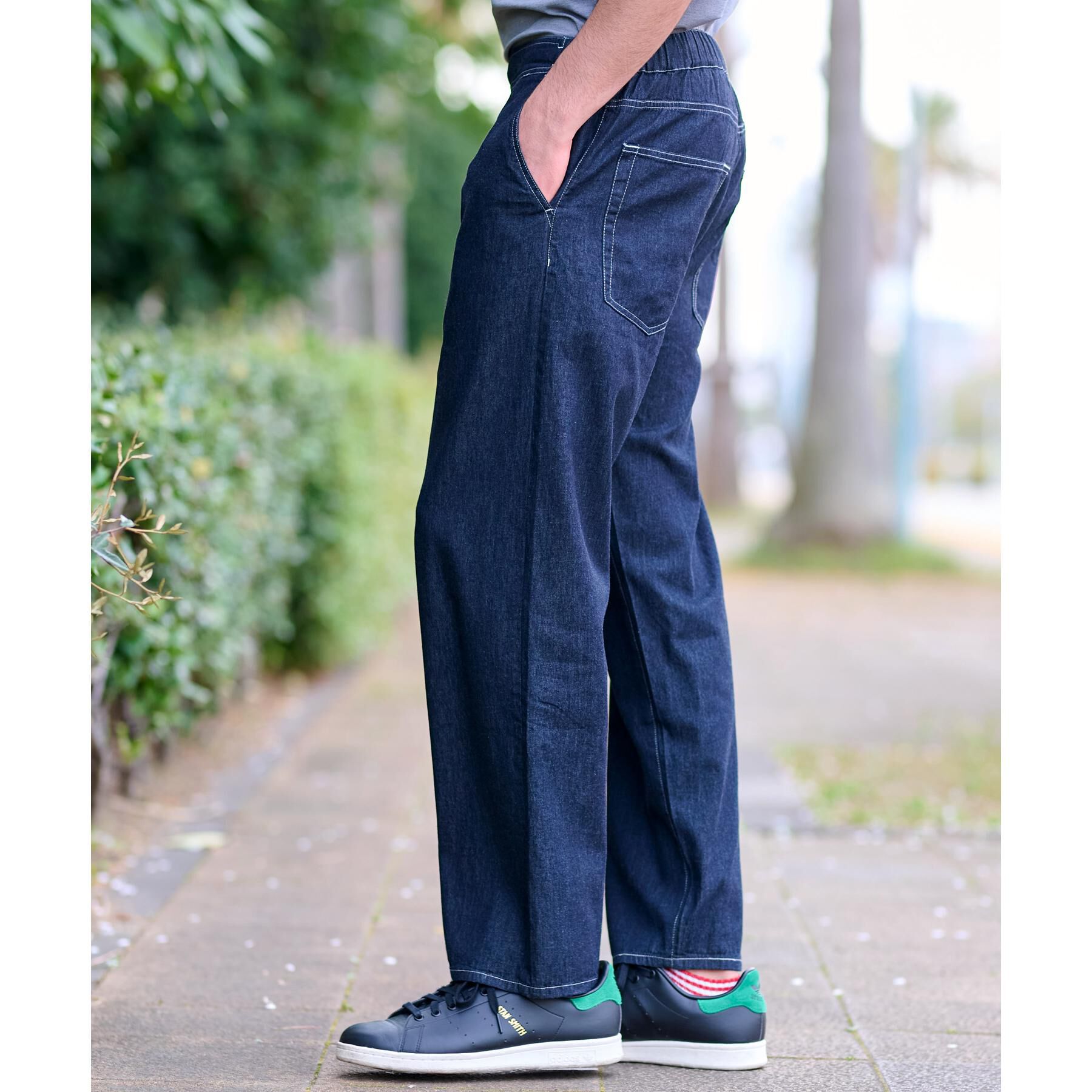 DRESSTERIOR「【セットアップ可】ライトデニム シェフパンツ」|デニム|