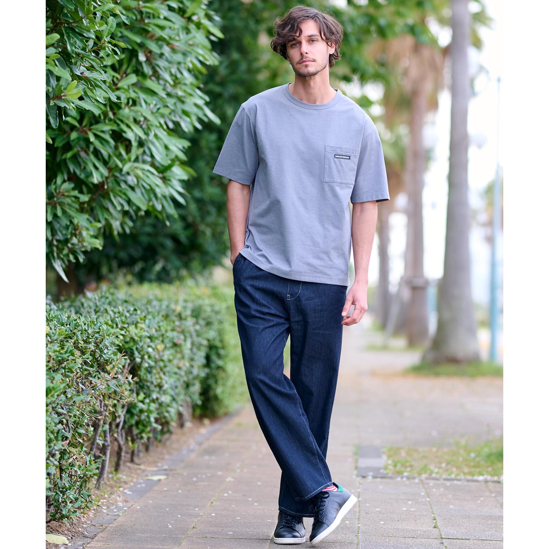 DRESSTERIOR「【セットアップ可】ライトデニム シェフパンツ」|デニム|