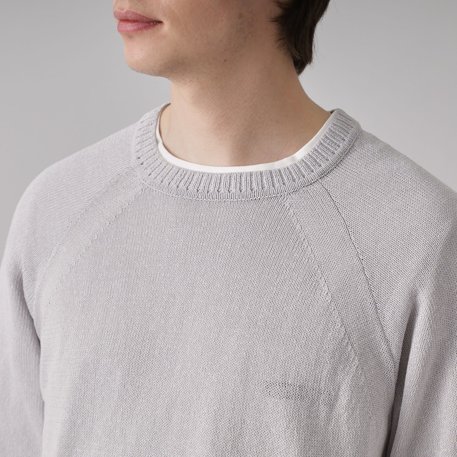 DRESSTERIOR「ペーパーコットン ハーフスリーブニット」|ニット・セーター|