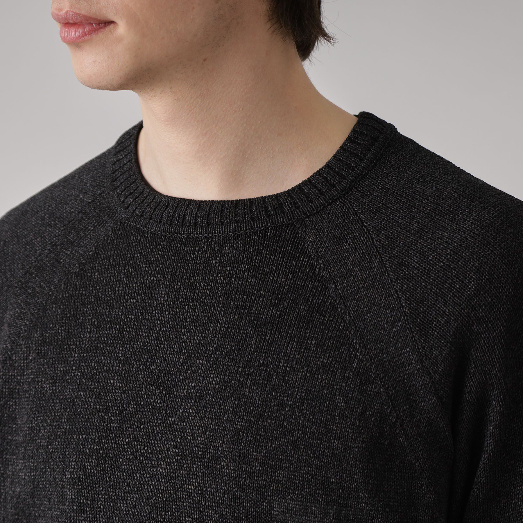 DRESSTERIOR「ペーパーコットン ハーフスリーブニット」|ニット・セーター|