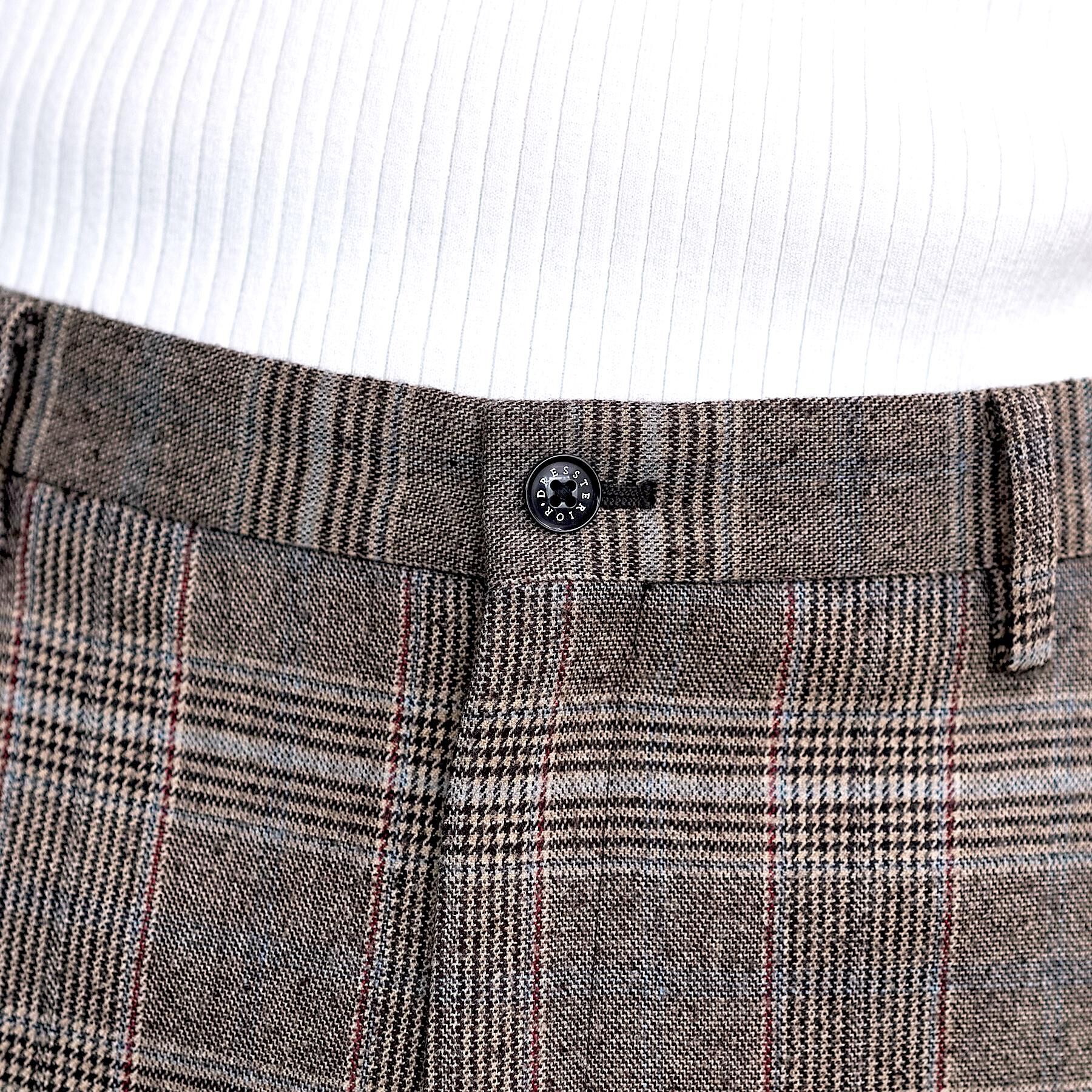 DRESSTERIOR「【セットアップ可】ヨーロピアン グレンチェックトラウザーズ」|その他|