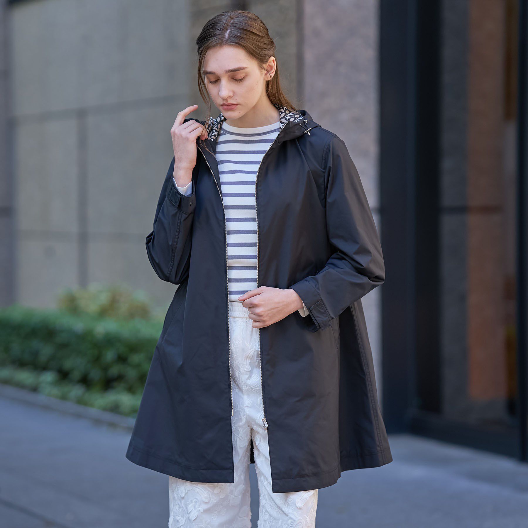 DRESSTERIOR「【撥水素材】フーテッドツイルコート」|その他|