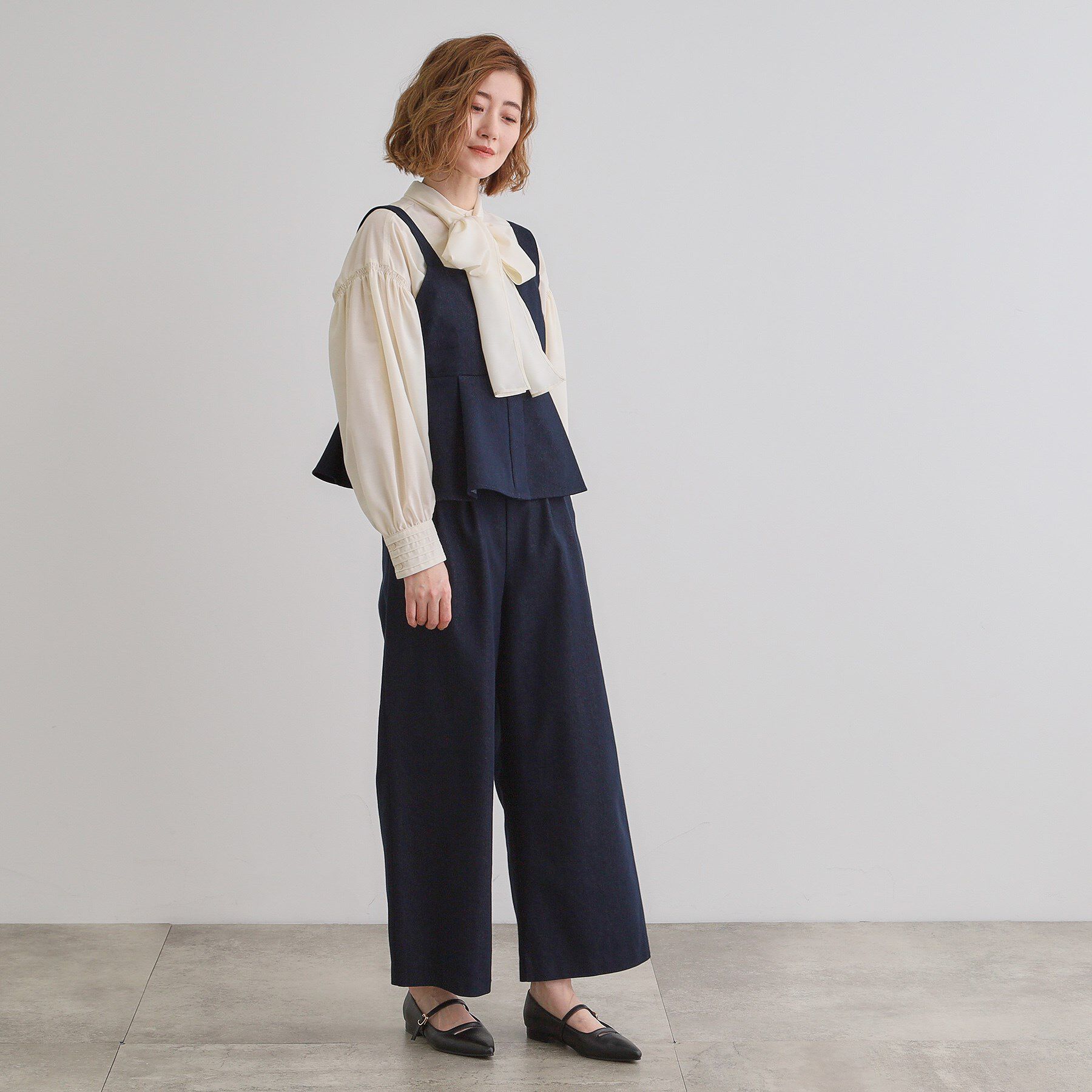 grove「デニムアソート麻調ビスチェセット」|スーツ|