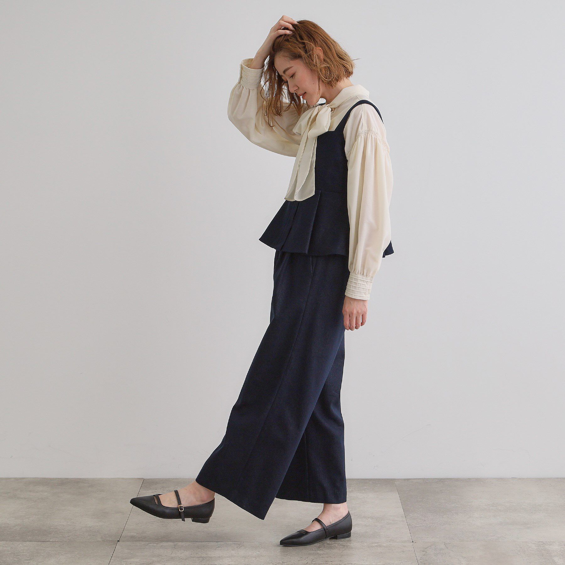 grove「デニムアソート麻調ビスチェセット」|スーツ|