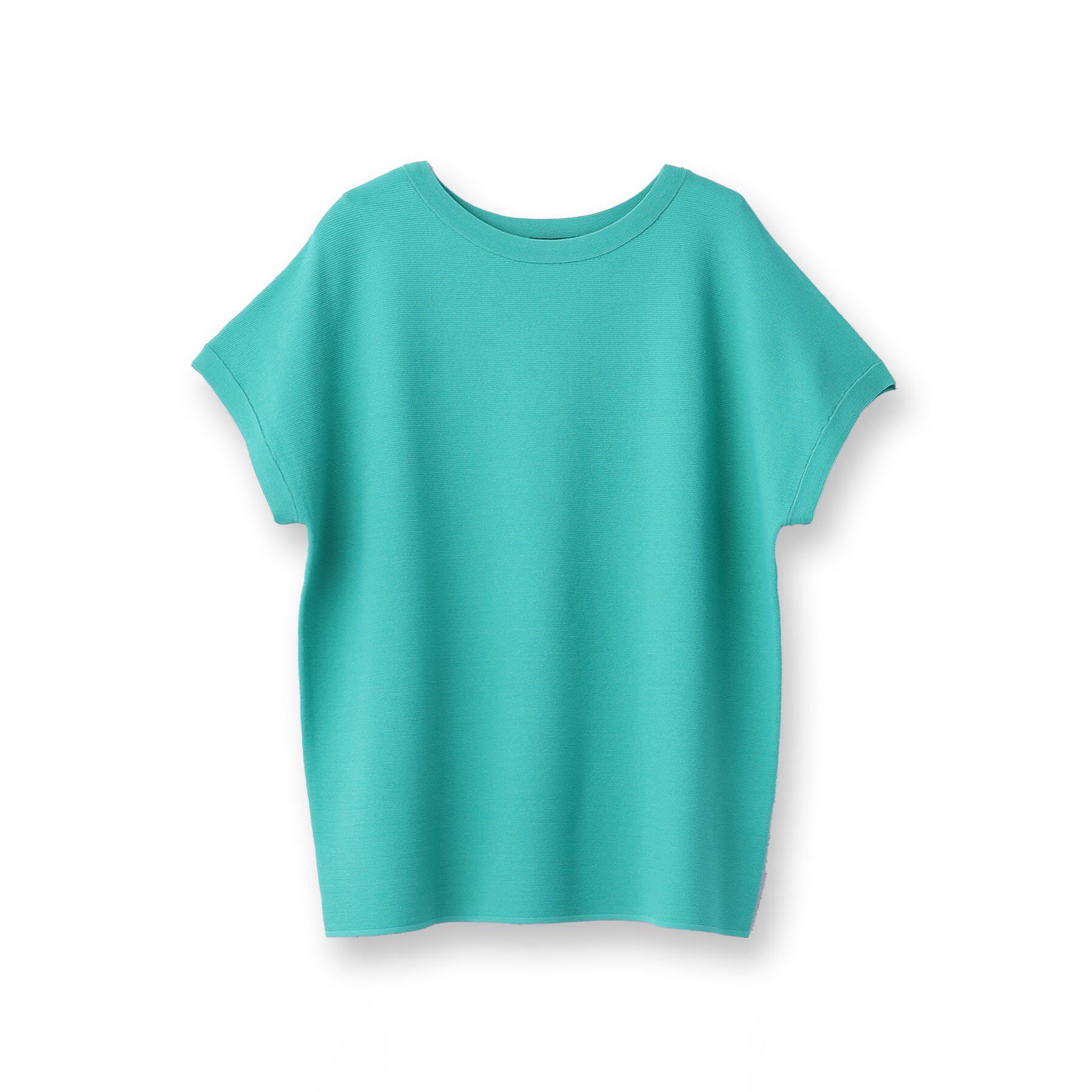 INDIVI「新色登場！【洗える／清涼感】レーヨンストレッチ フレンチスリーブニット」|ニット・セーター|