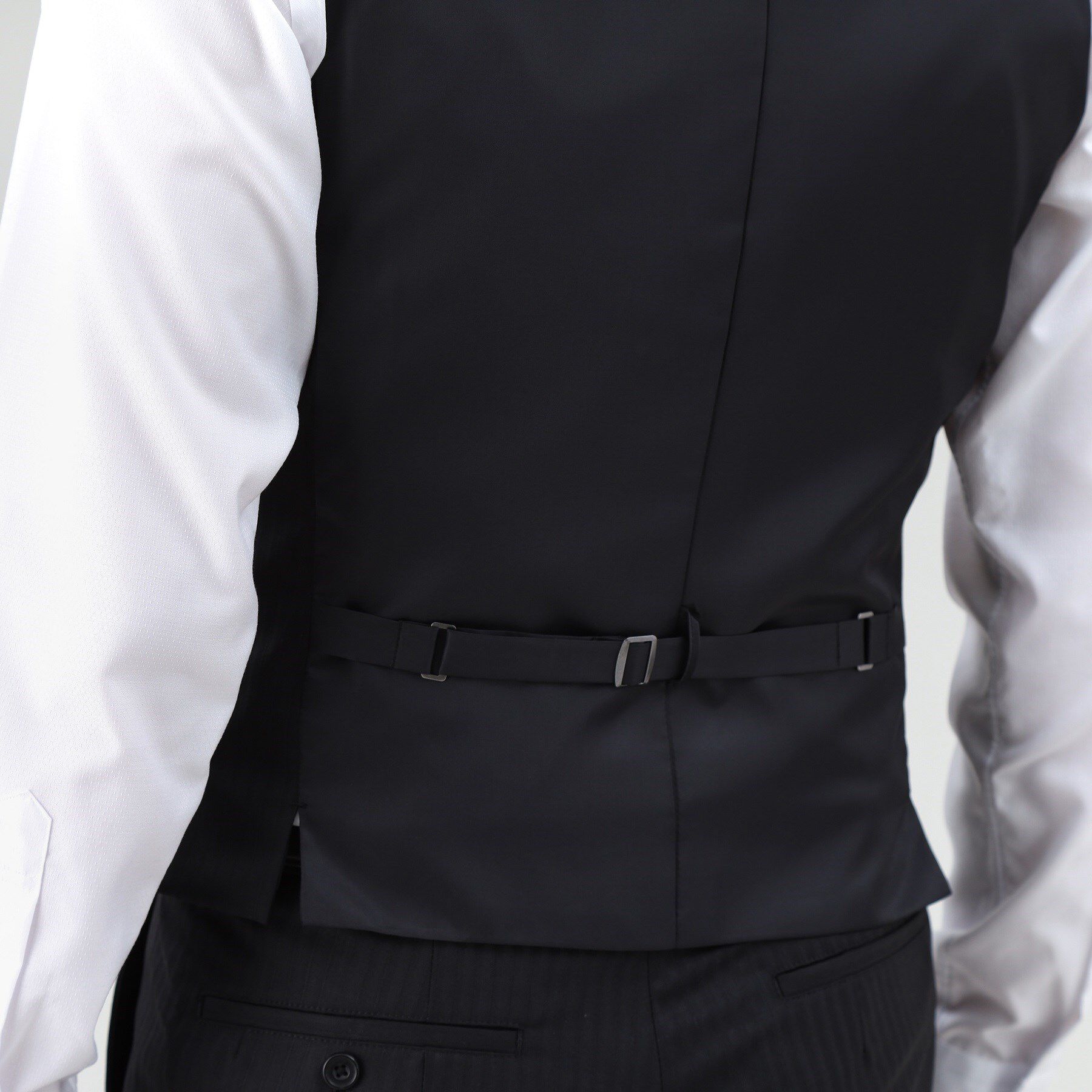 TAKEO KIKUCHI「【Sサイズ～】シャイニーヘリンボンストライプ ベスト」|スーツ|