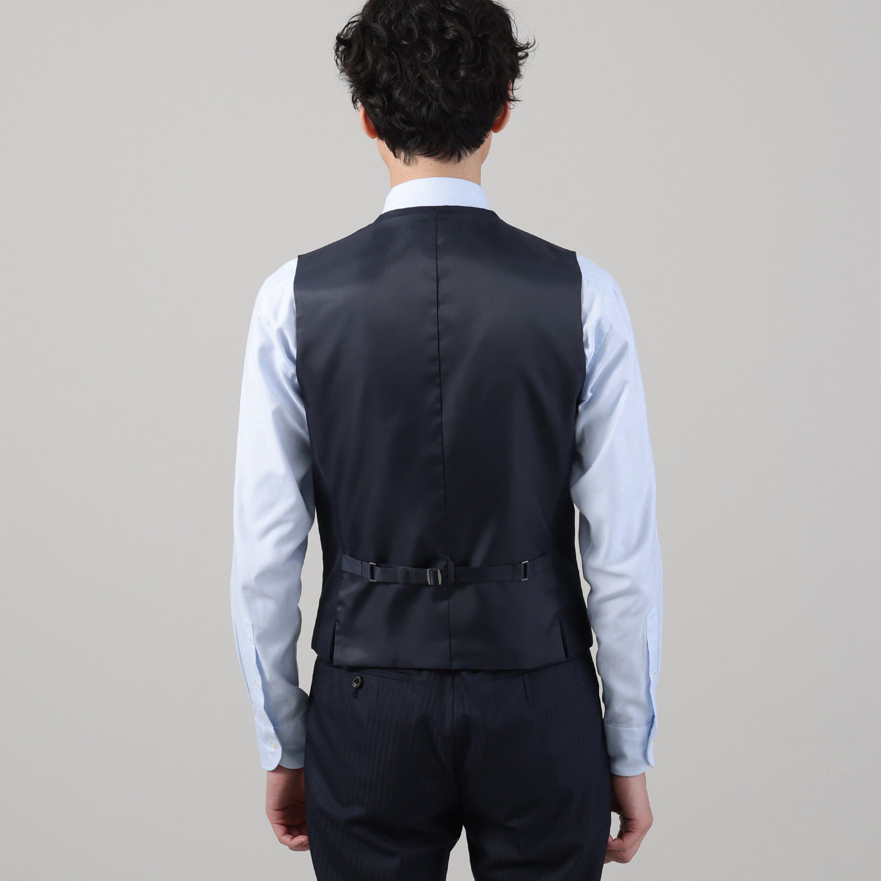 TAKEO KIKUCHI「【Sサイズ～】シャイニーヘリンボンストライプ ベスト」|スーツ|