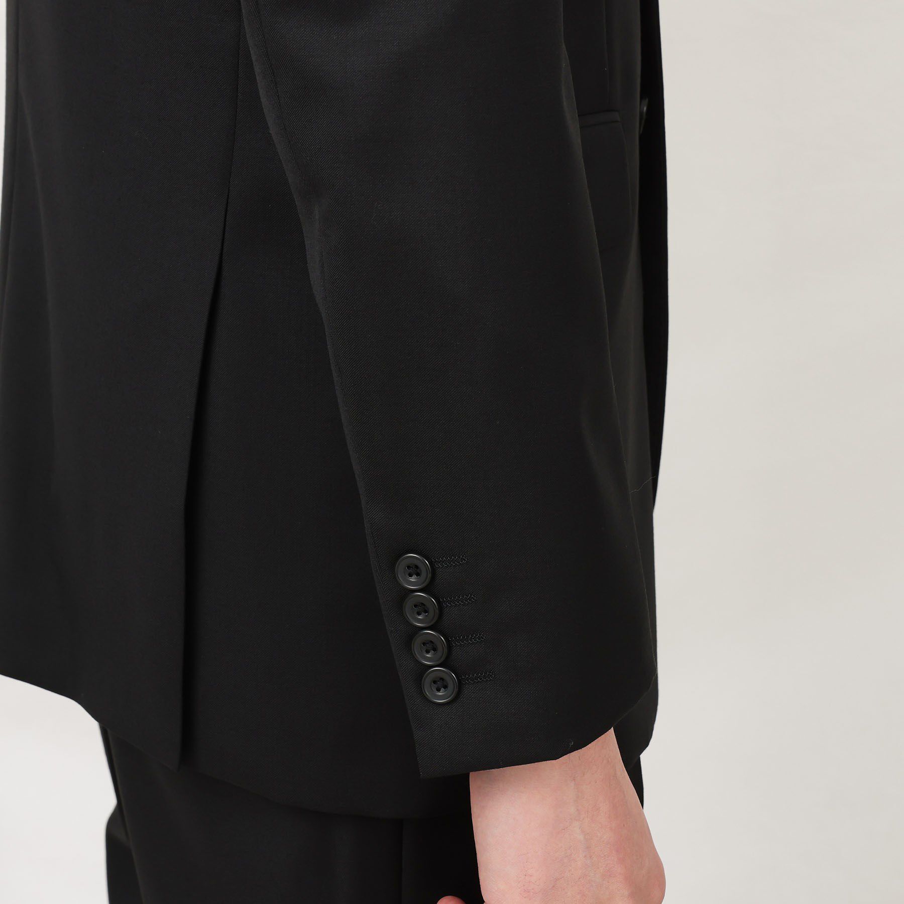 TAKEO KIKUCHI「【冠婚葬祭】無地 サージスーツ/3ピース対応可」|スーツ|