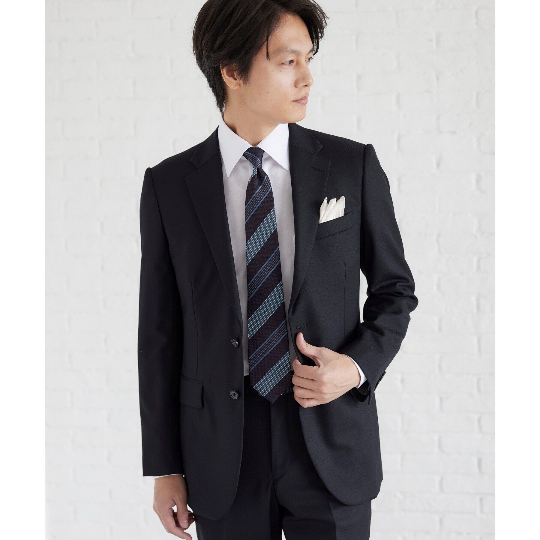 TAKEO KIKUCHI「【THE FLAGSHIP】桧垣紋（ひがきもん）ストライプ ネクタイ」|ネクタイ・蝶ネクタイ|