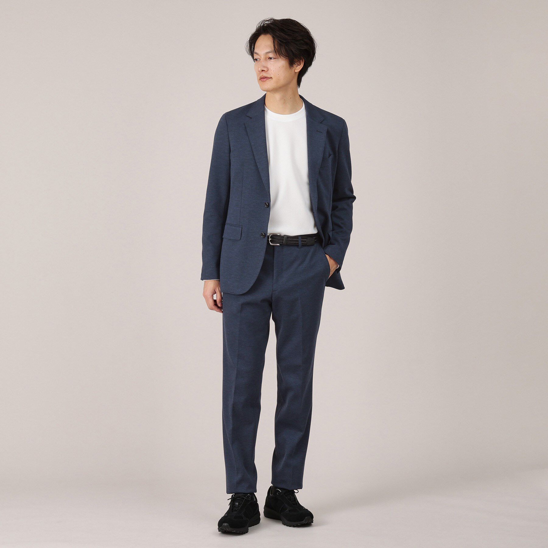 TAKEO KIKUCHI「メランジ ハニカム ストレッチ パンツ」|その他|