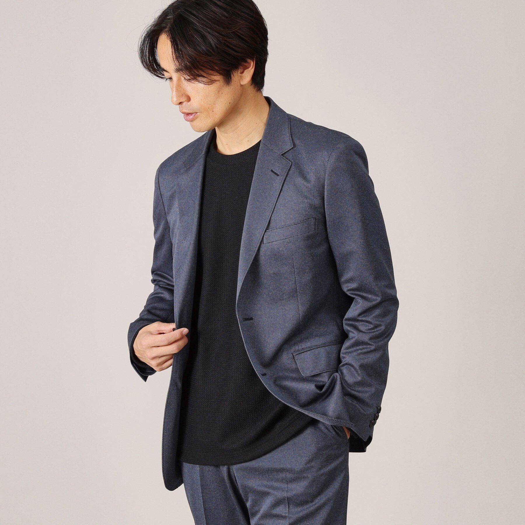 TAKEO KIKUCHI「【高機能/セットアップ対応】フレモ ジャージ ジャケット」|テーラードジャケット|
