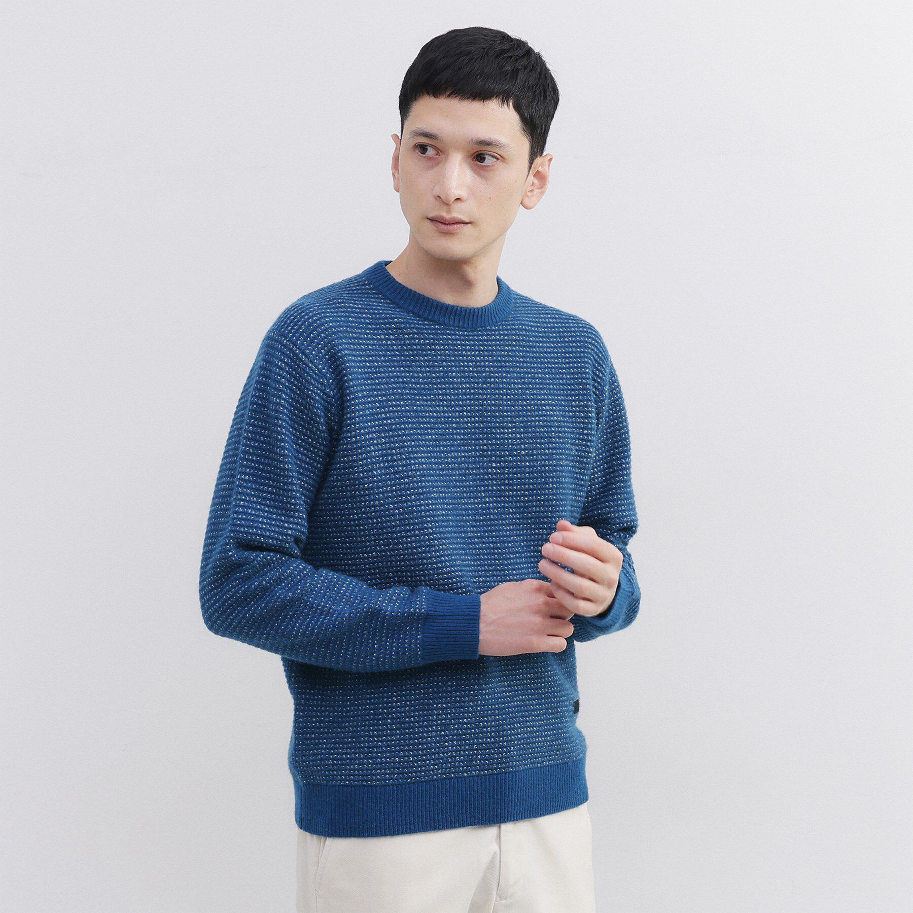 TAKEO KIKUCHI「メランジ ニットプルオーバー」|ニット・セーター|