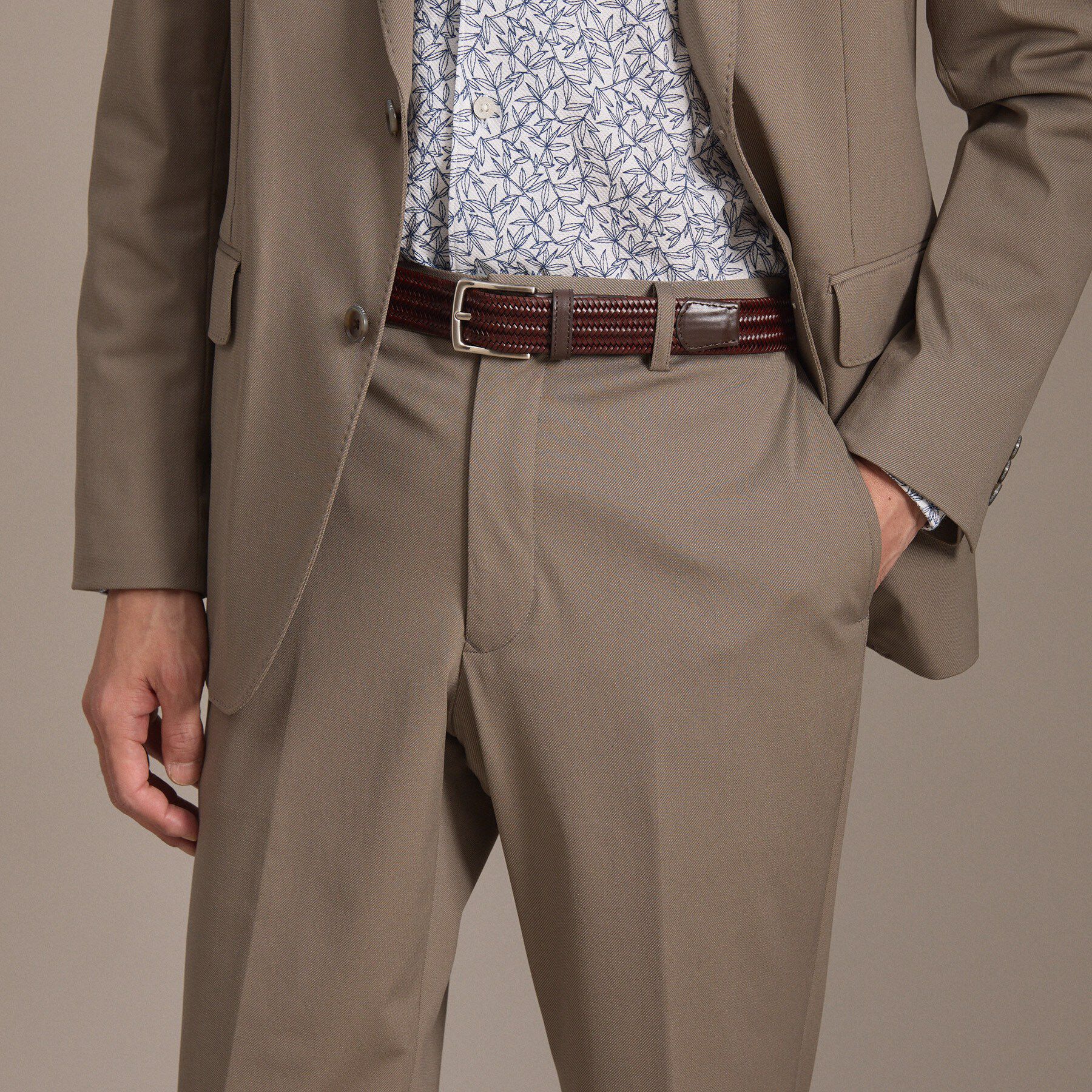 TAKEO KIKUCHI「ドモドソーラレザーメッシュベルト」|ベルト|