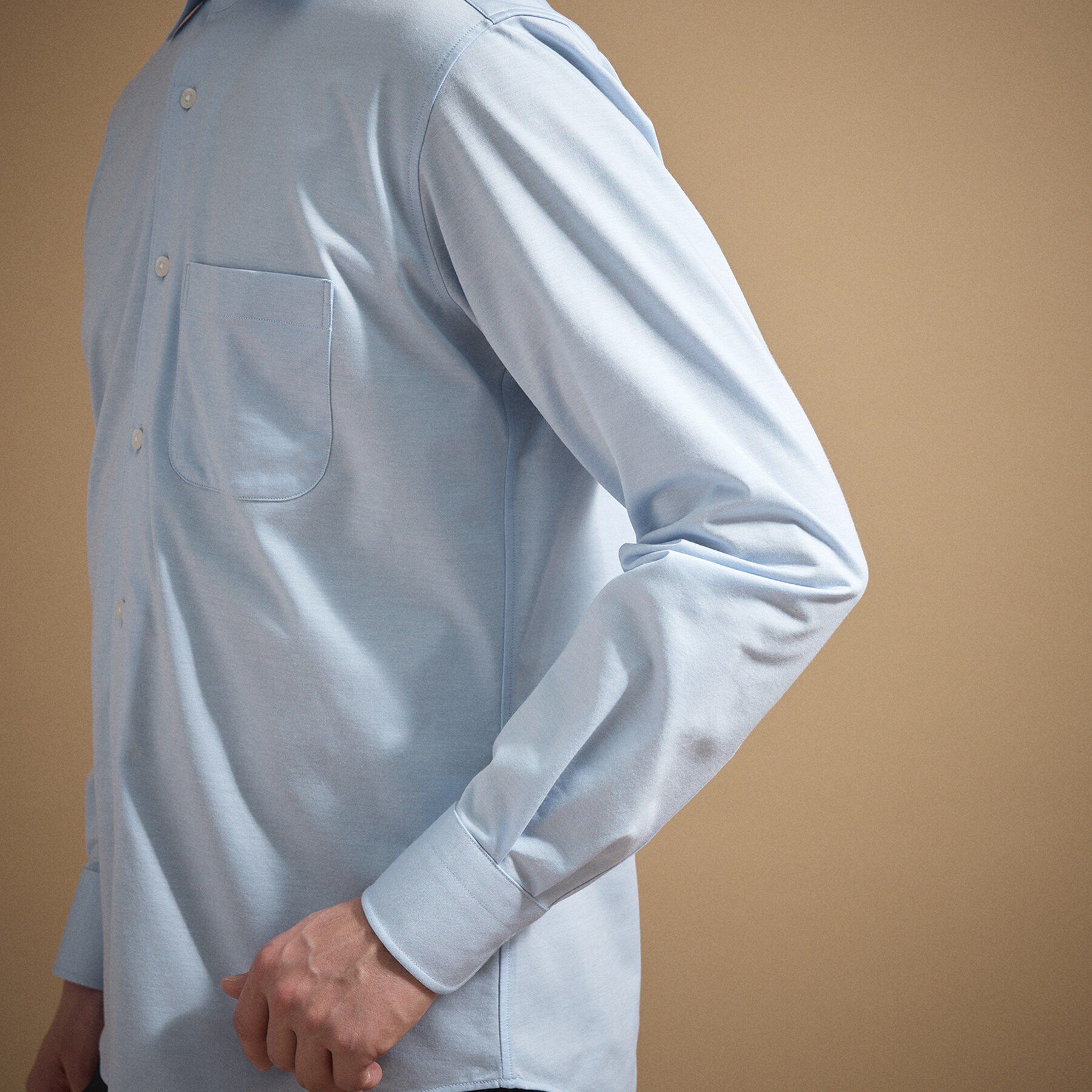 TAKEO KIKUCHI「ハイカウントジャージ鹿の子 シャツ」|シャツ・ブラウス|