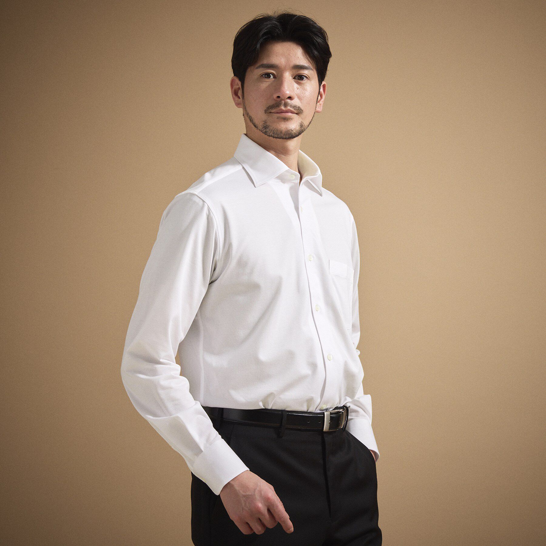 TAKEO KIKUCHI「ハイカウントジャージ鹿の子 シャツ」|シャツ・ブラウス|