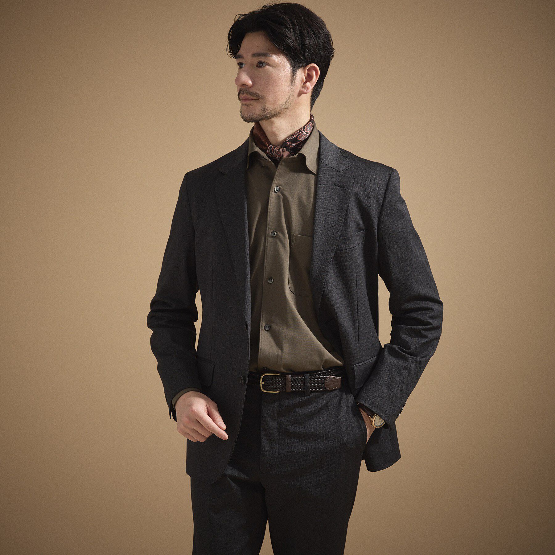 TAKEO KIKUCHI「ハイカウントジャージ鹿の子 シャツ」|シャツ・ブラウス|