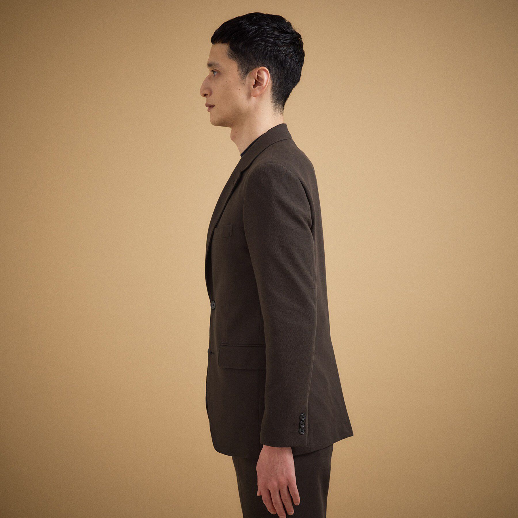 TAKEO KIKUCHI「パールニットジャージ ジャケット」|テーラードジャケット|