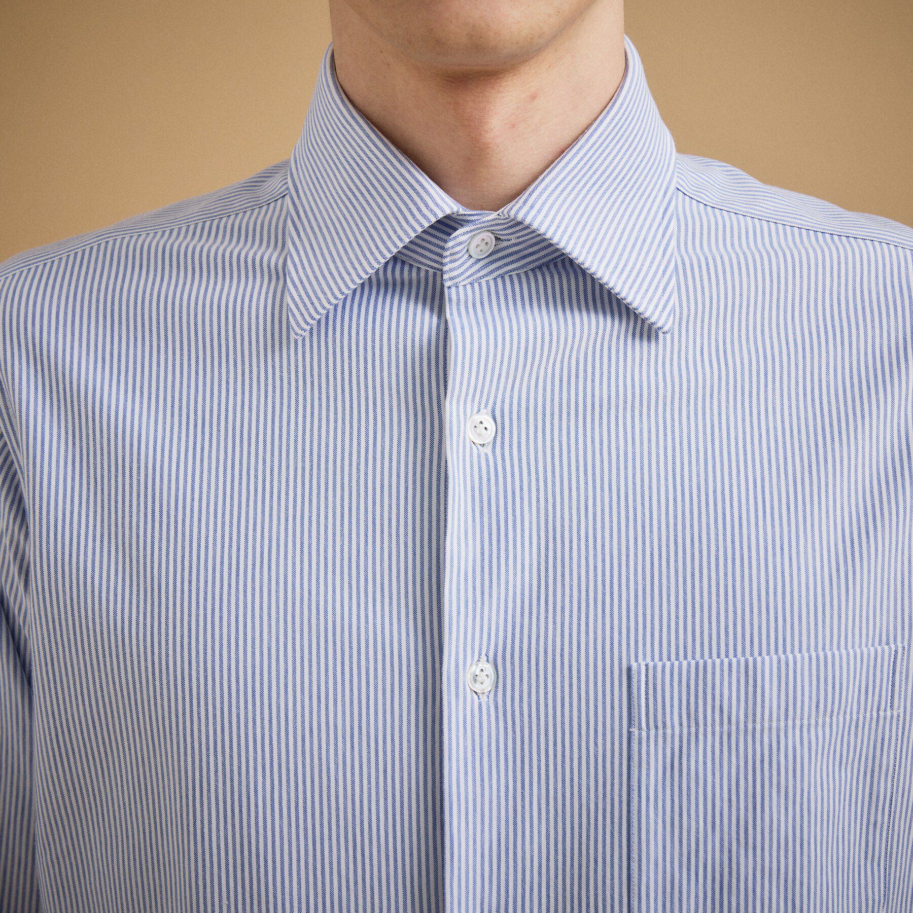 TAKEO KIKUCHI「ハイゲージオックスストライプシャツ」|シャツ・ブラウス|