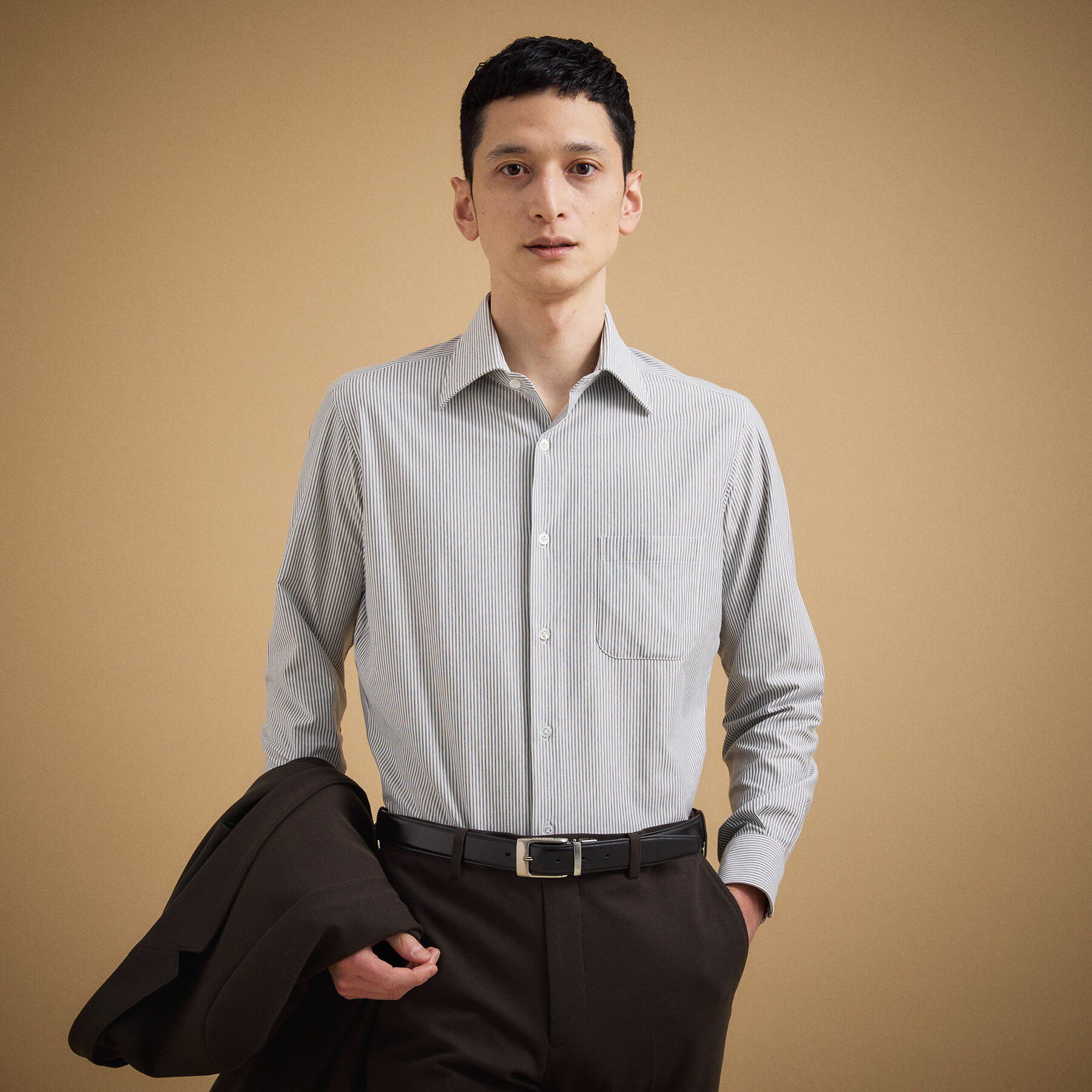 TAKEO KIKUCHI「ハイゲージオックスストライプシャツ」|シャツ・ブラウス|