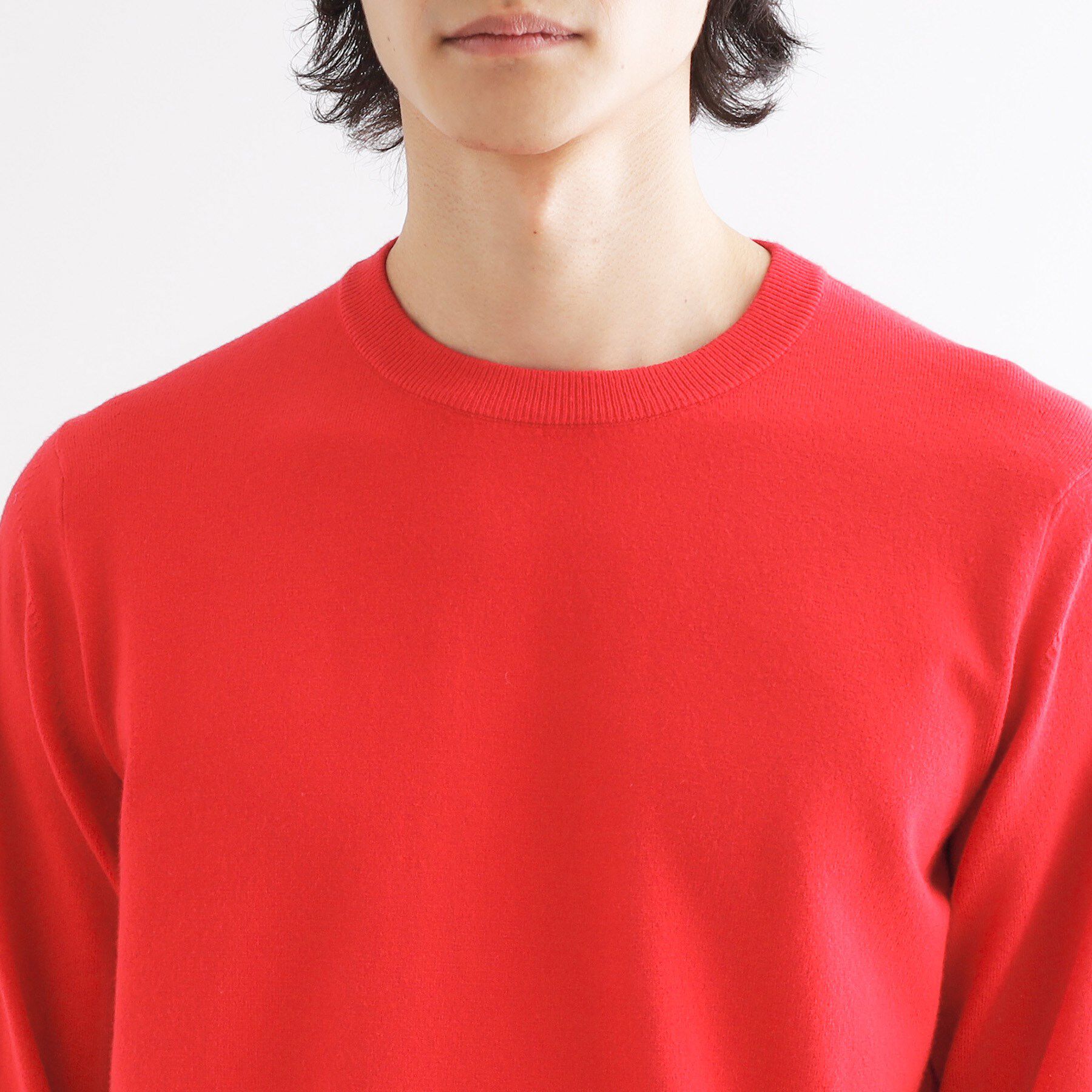 tk.TAKEO KIKUCHI「ハイゲージコンパクトニットクルー」|ニット・セーター|