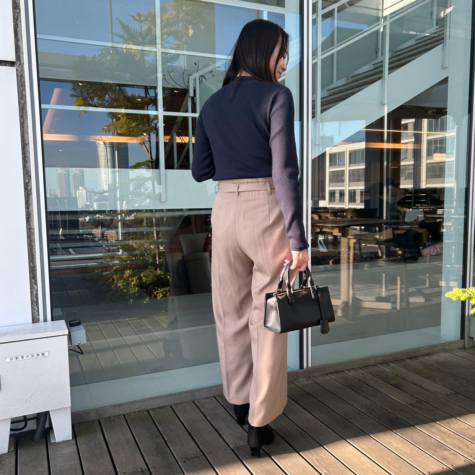 Couture broach「【洗える・着映え】袖リボン リブニット」|ニット・セーター|