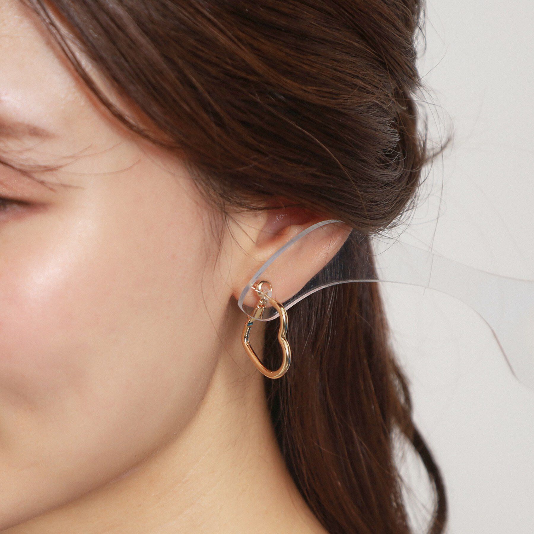 Couture broach「ハートフープピアス」|ピアス|