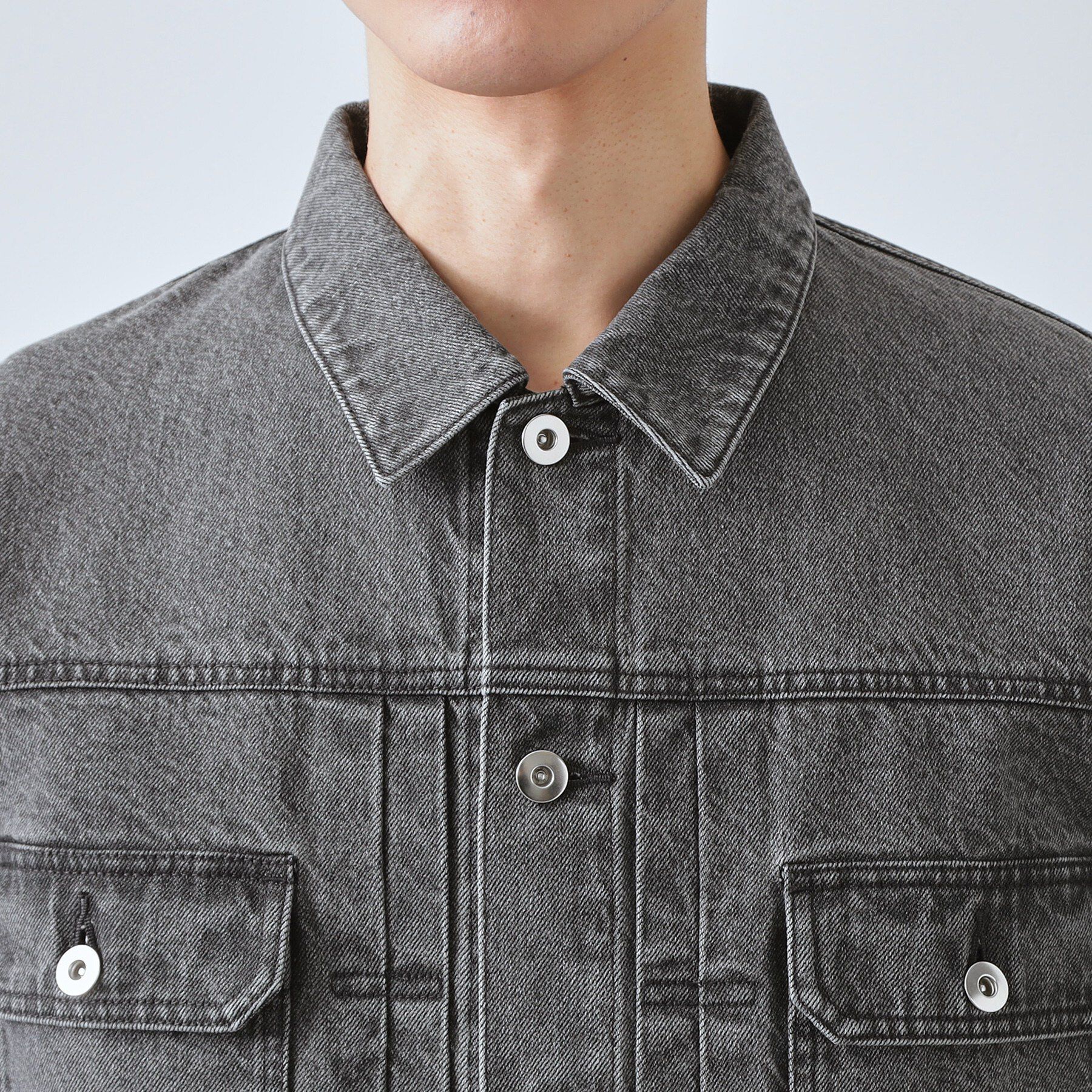 THE SHOP TK「【大人にも取り入れやすい】デニムジャケット セットアップ可/洗濯機OK」|ブルゾン・スタジャン|