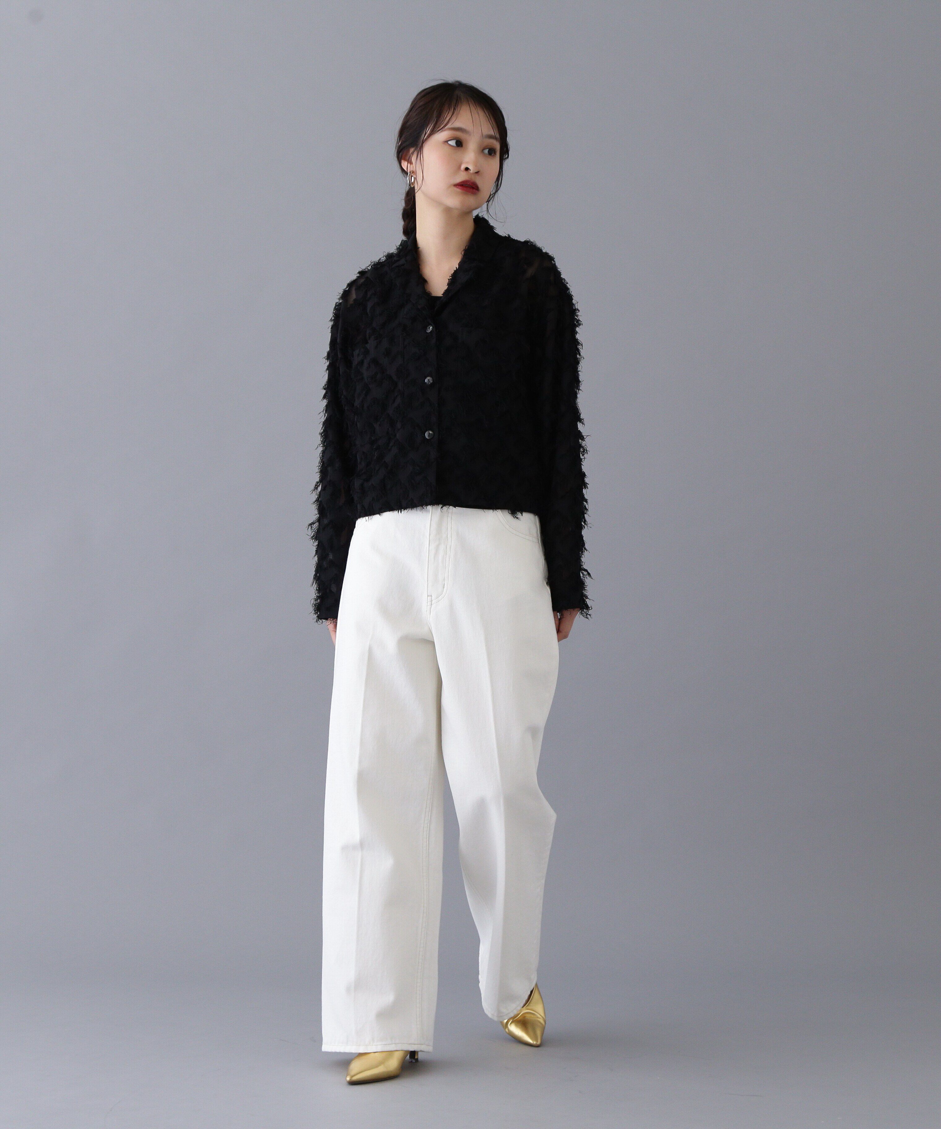  「フリンジカイキンシャツ」|シャツ・ブラウス|