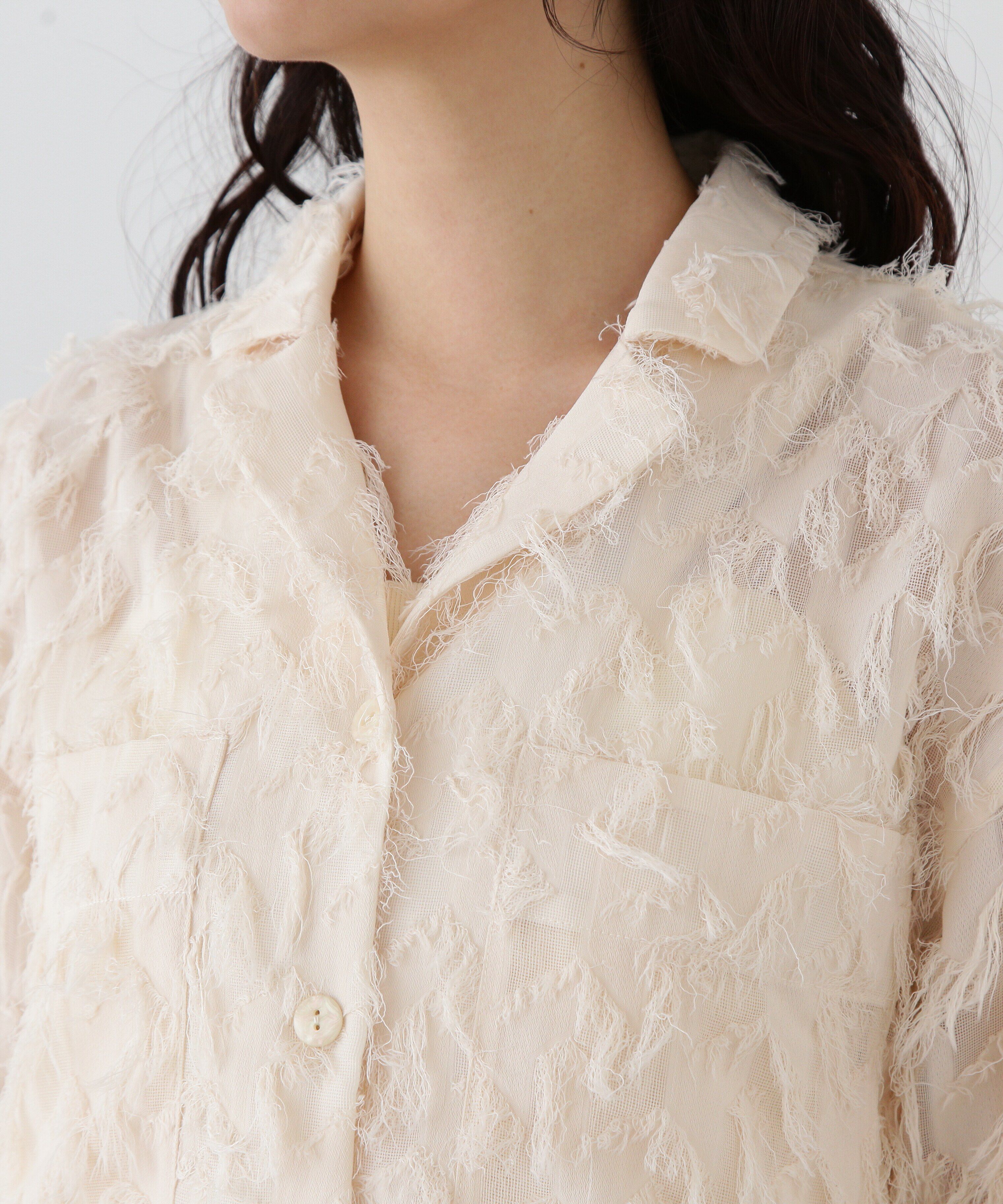  「フリンジカイキンシャツ」|シャツ・ブラウス|